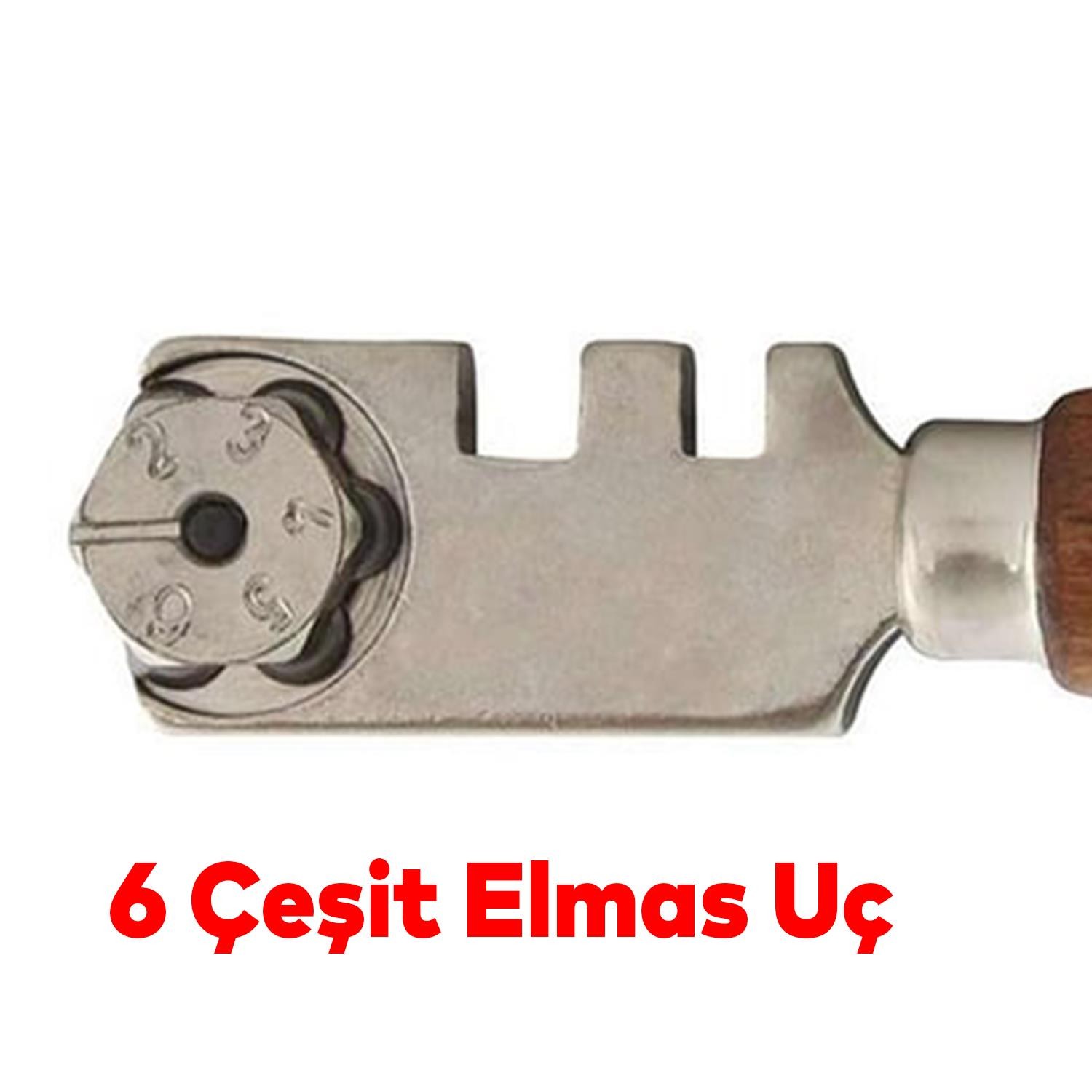 Cam Kesici Elması 130 mm Klasik Kesici THT561301 Elmas Cam Kesme Tekerleği Kiti