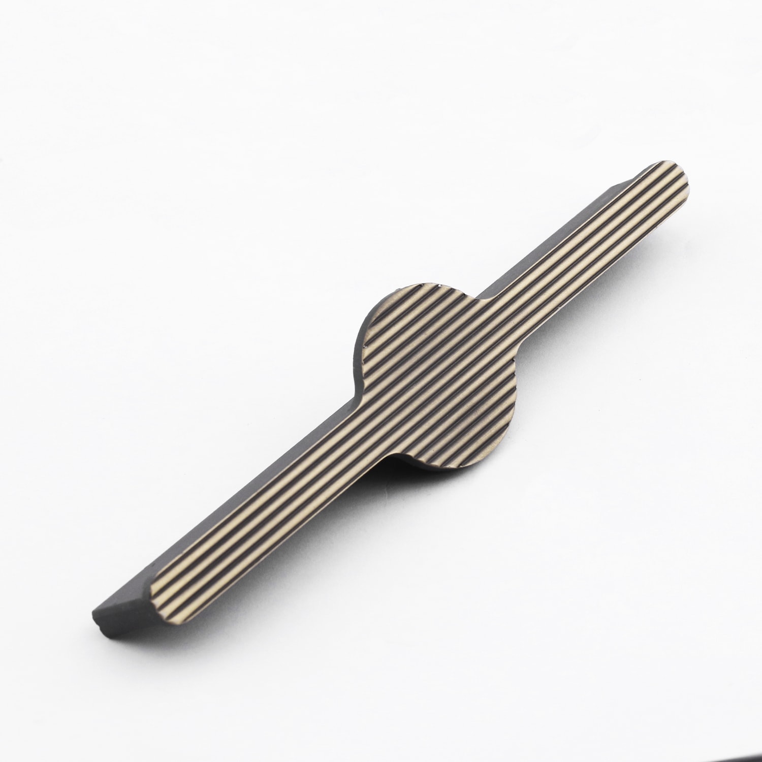 Saral Çizgili Antik Sarı Metal Kulp 160 mm 16 cm Mobilya Çekmece Mutfak Dolabı Dolap Kapak Kulpları
