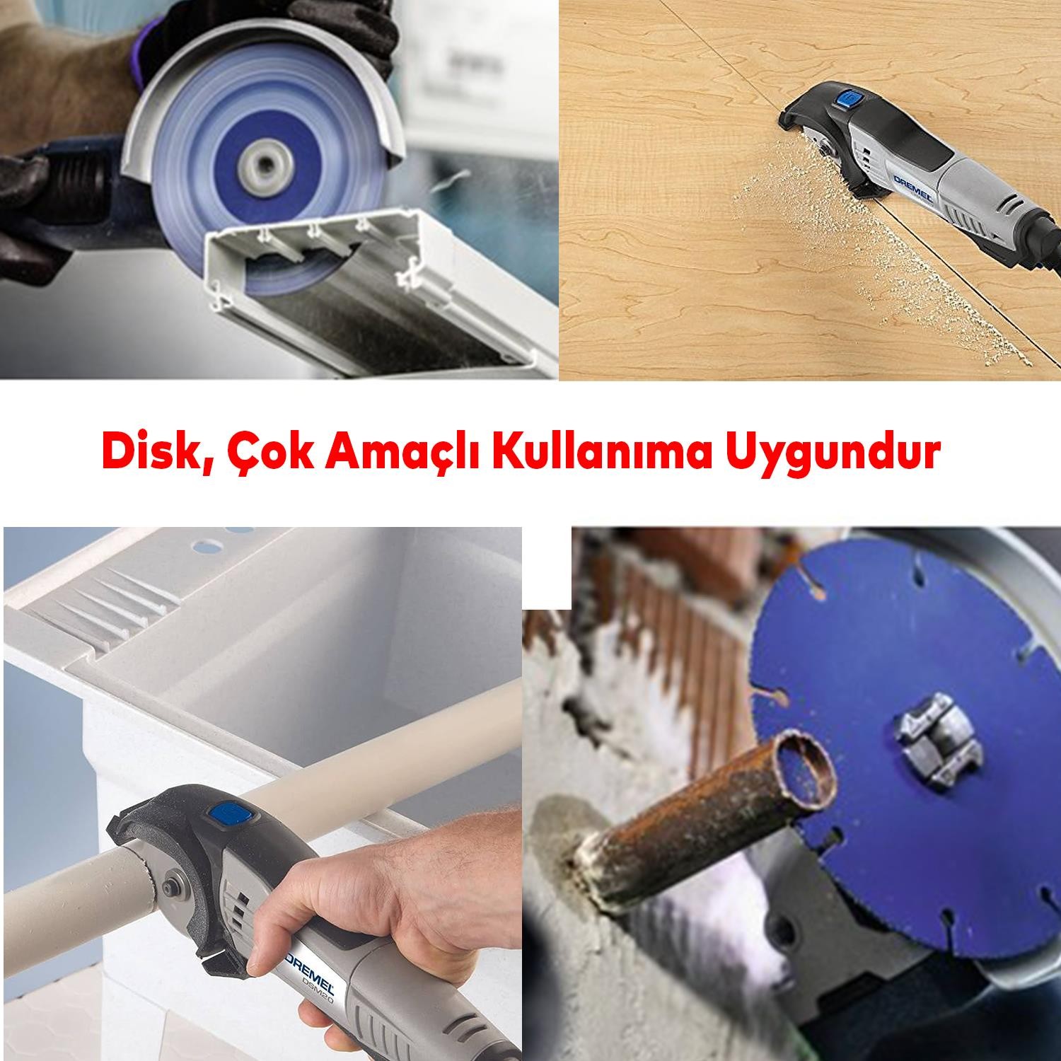 Rodex Vakum Kaynaklı Elmas Testere Sağlam Uzun Ömürlü Çok Amaçlı Kesme Disk Diski 115 mm RRM115M