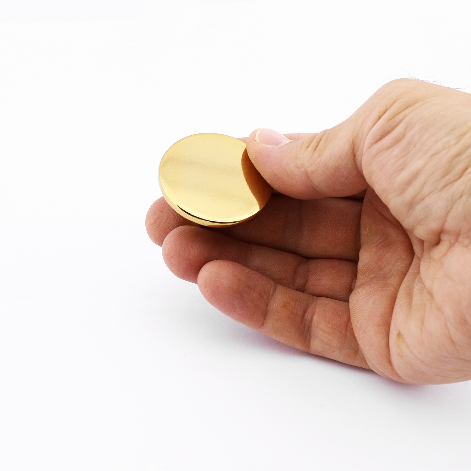 Tek Vidalı Düz Lüks Altın-Gold Düğme Metal Kulp Çekmece Mobilya Mutfak Dolabı Dolap Kulbu Kulplar