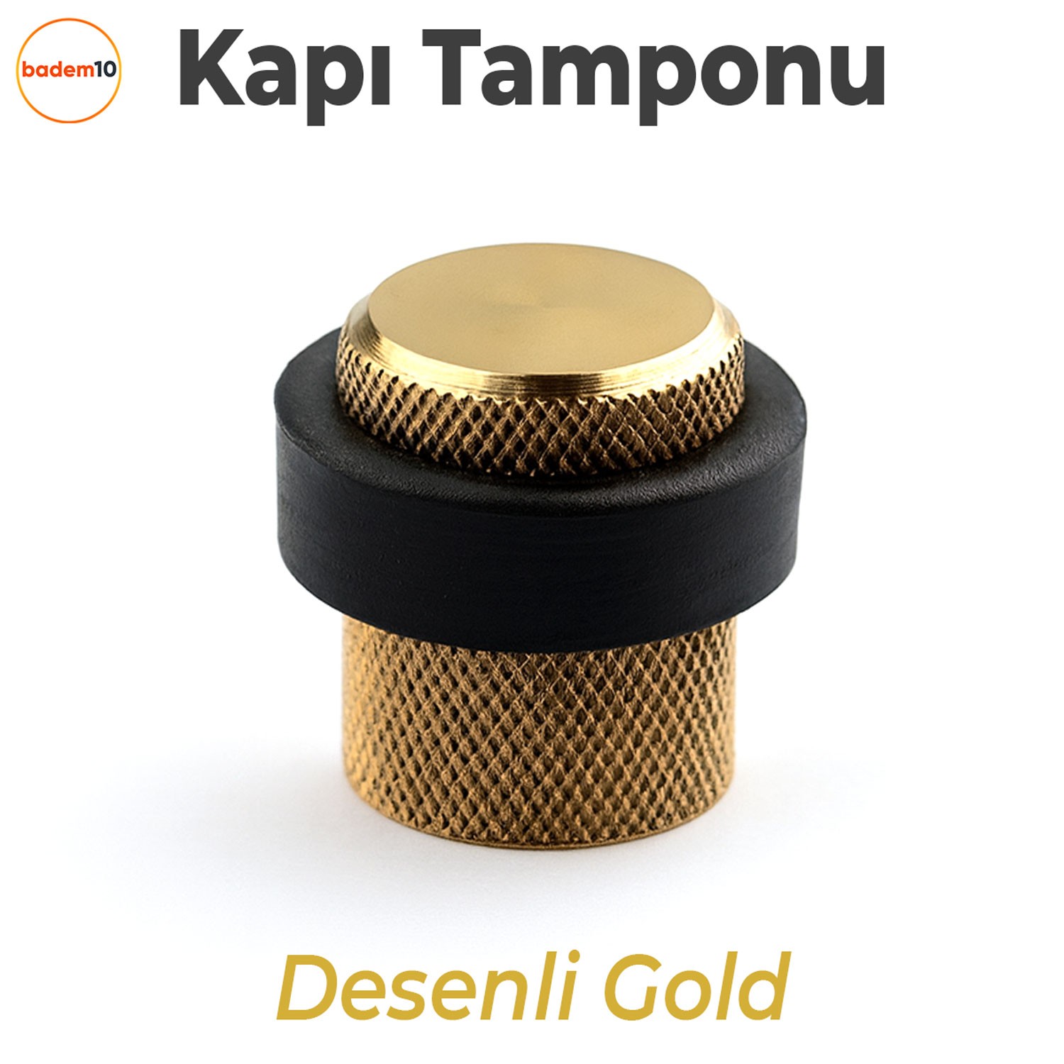 Kapı Stoperi Tamponu Gold Altın Vidalı Metal Tutacağı Tutucu Altı Kolu Pencere Stopu Takozu Sürgülü