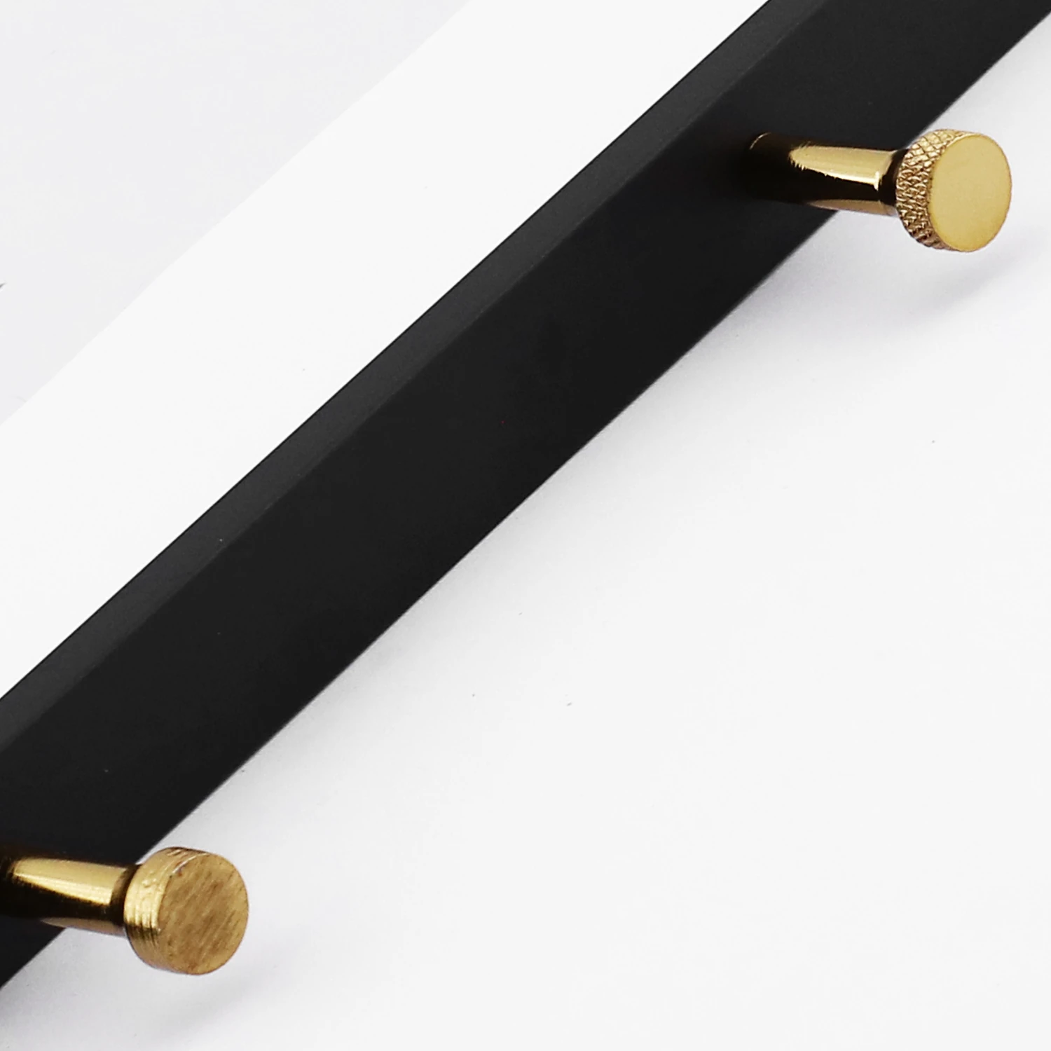 Metal Siyah Gold 4'lü Birleşik Portmanto Vestiyer Anahtarlık Askısı Duvar Monteli Vidalı Elbise Asma