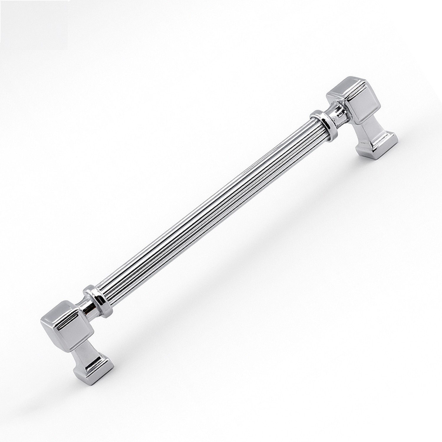 Çizgili Krom Renk 192 mm 19.2 cm Metal Kulp Mobilya Çekmece Mutfak Dolabı Dolap Kulpları Lüks Kulb