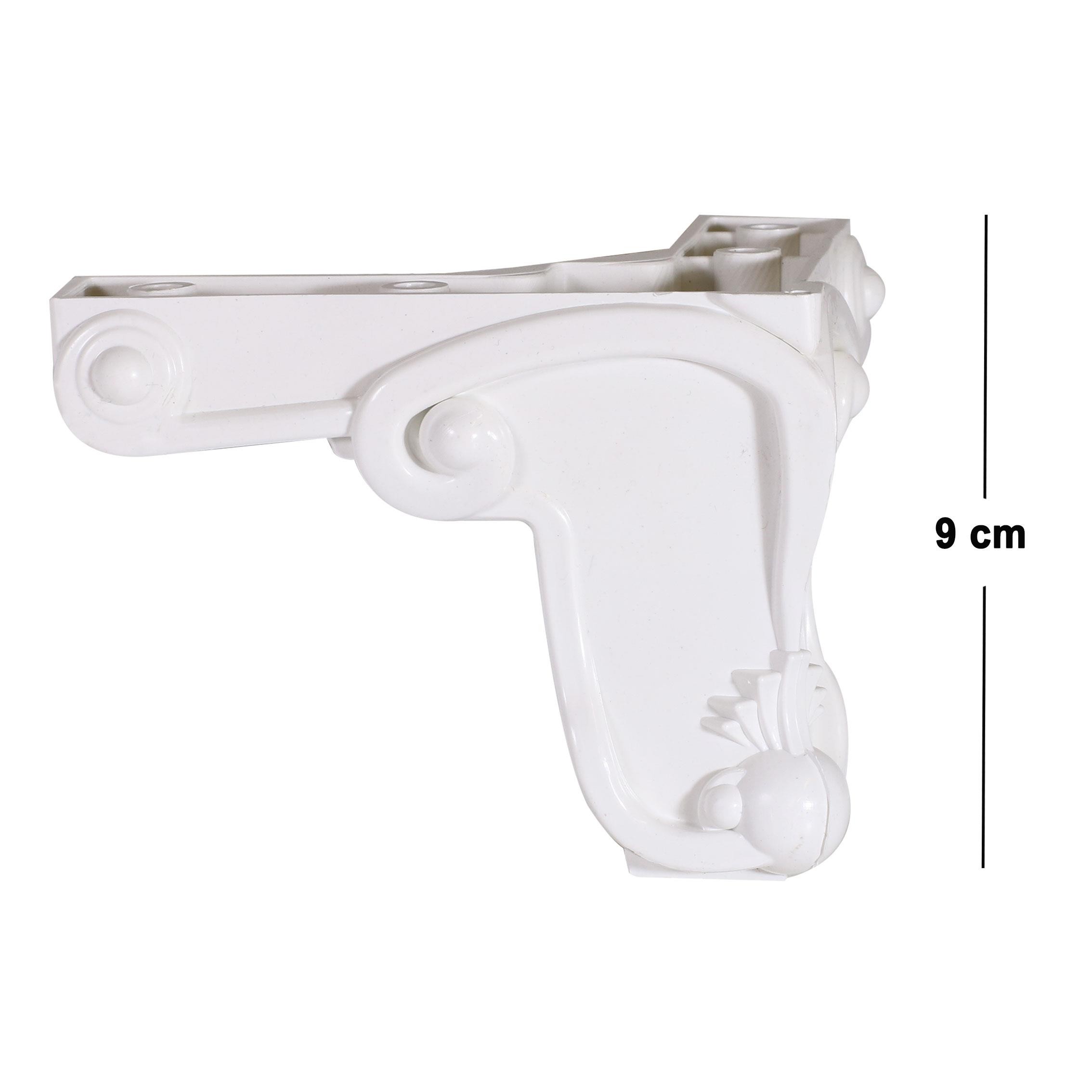 Aslan Mobilya Kanepe Masa Puf Sehpa Ayağı Baza Ayak Beyaz 9 cm (4 Adet)