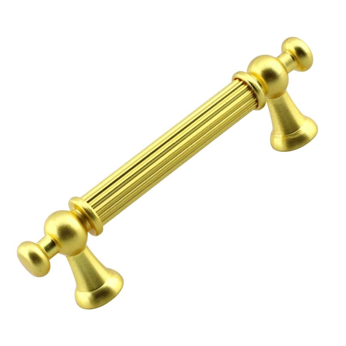 Selçuklu Kulp 96 mm 9.6 cm Mat Gold Altın Mobilya Mutfak Çekmece Dolap Dolabı Kulbu Kulpu Kulpları
