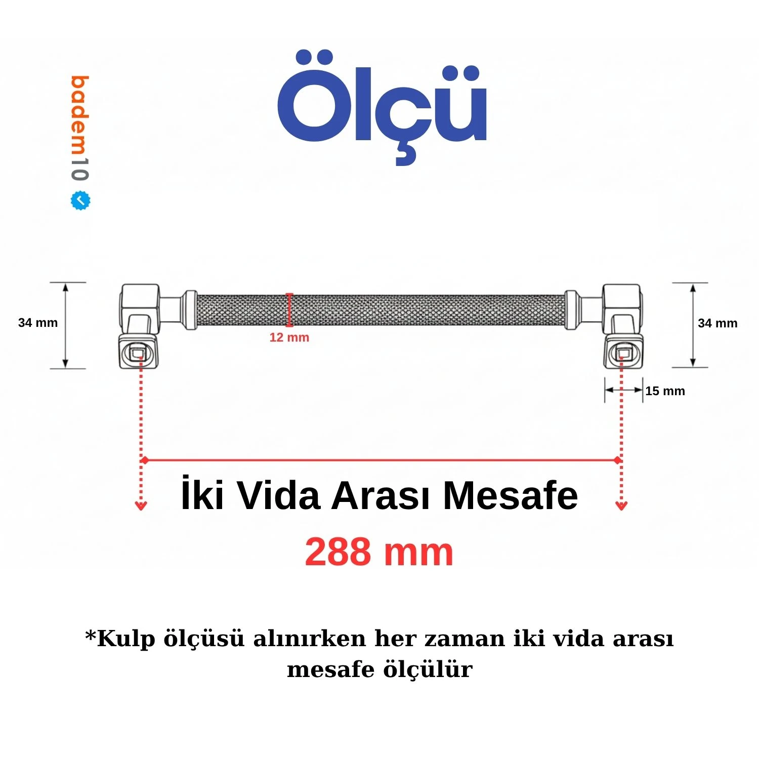 Talas Tırtıklı 288 mm Siyah Renk Metal Kulp Kapak Kulpu Modern Mobilya Çekmece Dolap Kulpları
