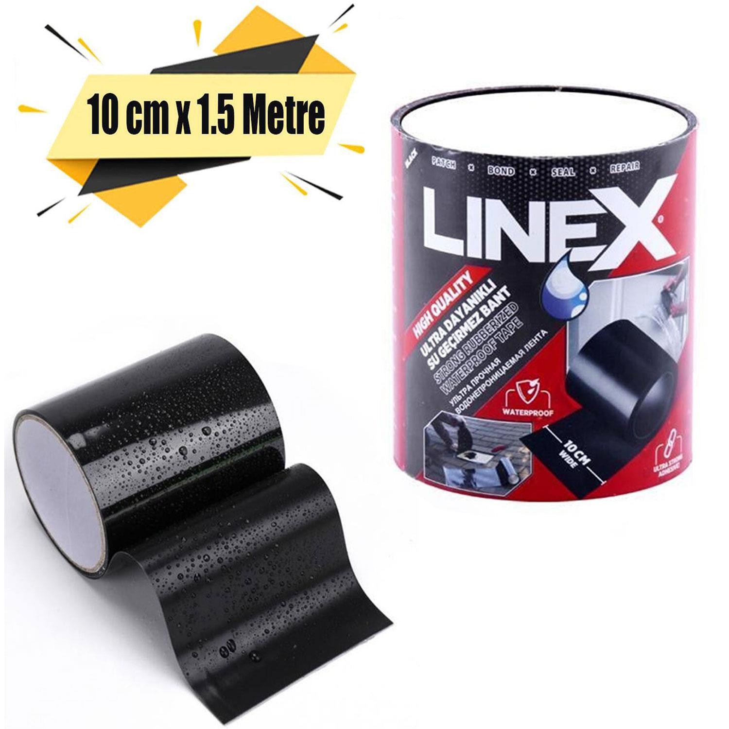 Linex Tamir Bandı Suya Dayanıklı Su Geçirmez Sızdırmaz Bant 10 cm x 1.5 Metre