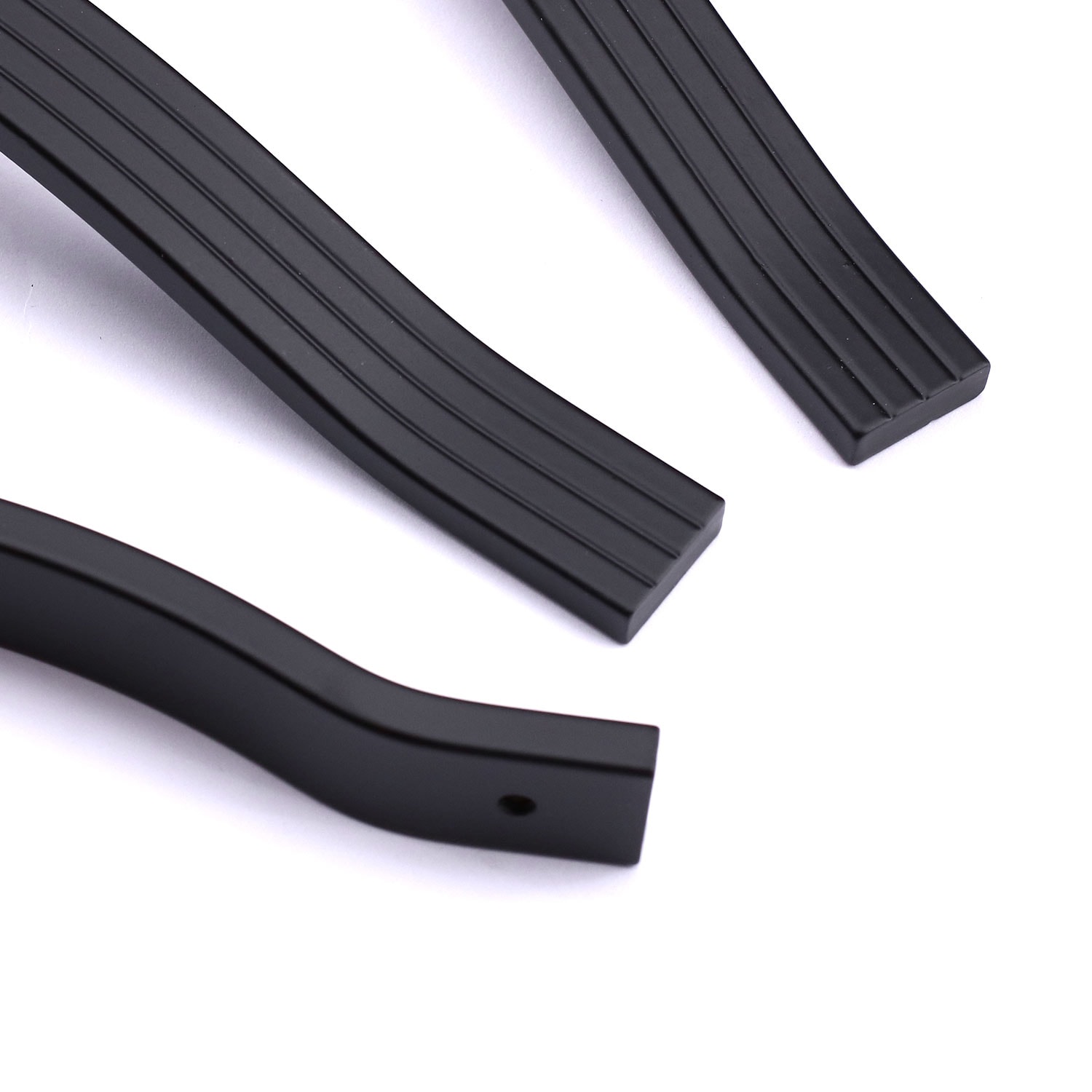 Akasya 192 mm 10 Adet Siyah Metal Çizgili Mobilya Kulpu Paslanmaz Çizilmeye Dayanıklı Tutamak Kulbu