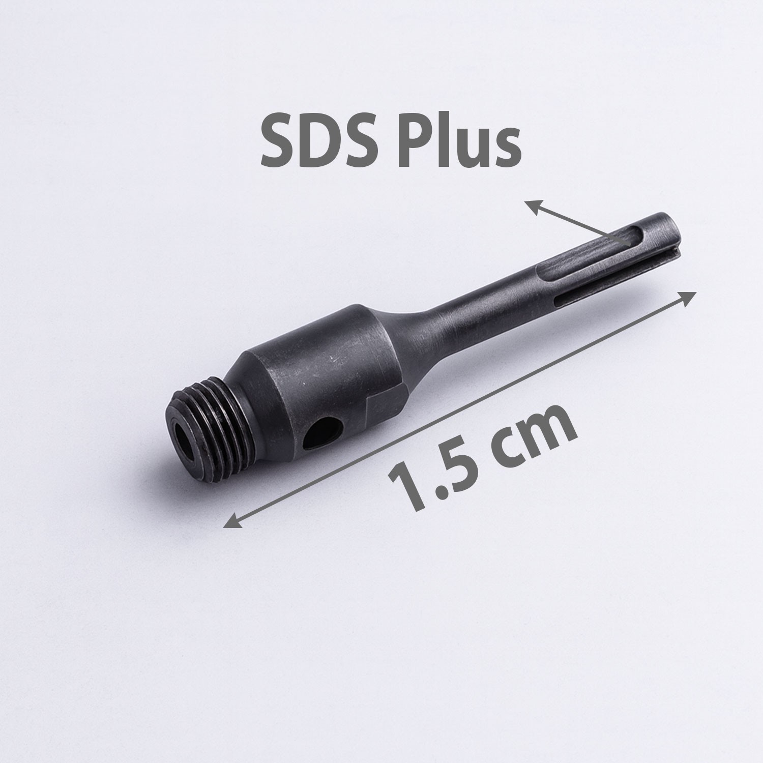 SDS Plus Punç Adaptörü Buat Açma Uyumlu Dayanıklı Metal Matkap Adaptörü Delme ve Kesme Aparatı