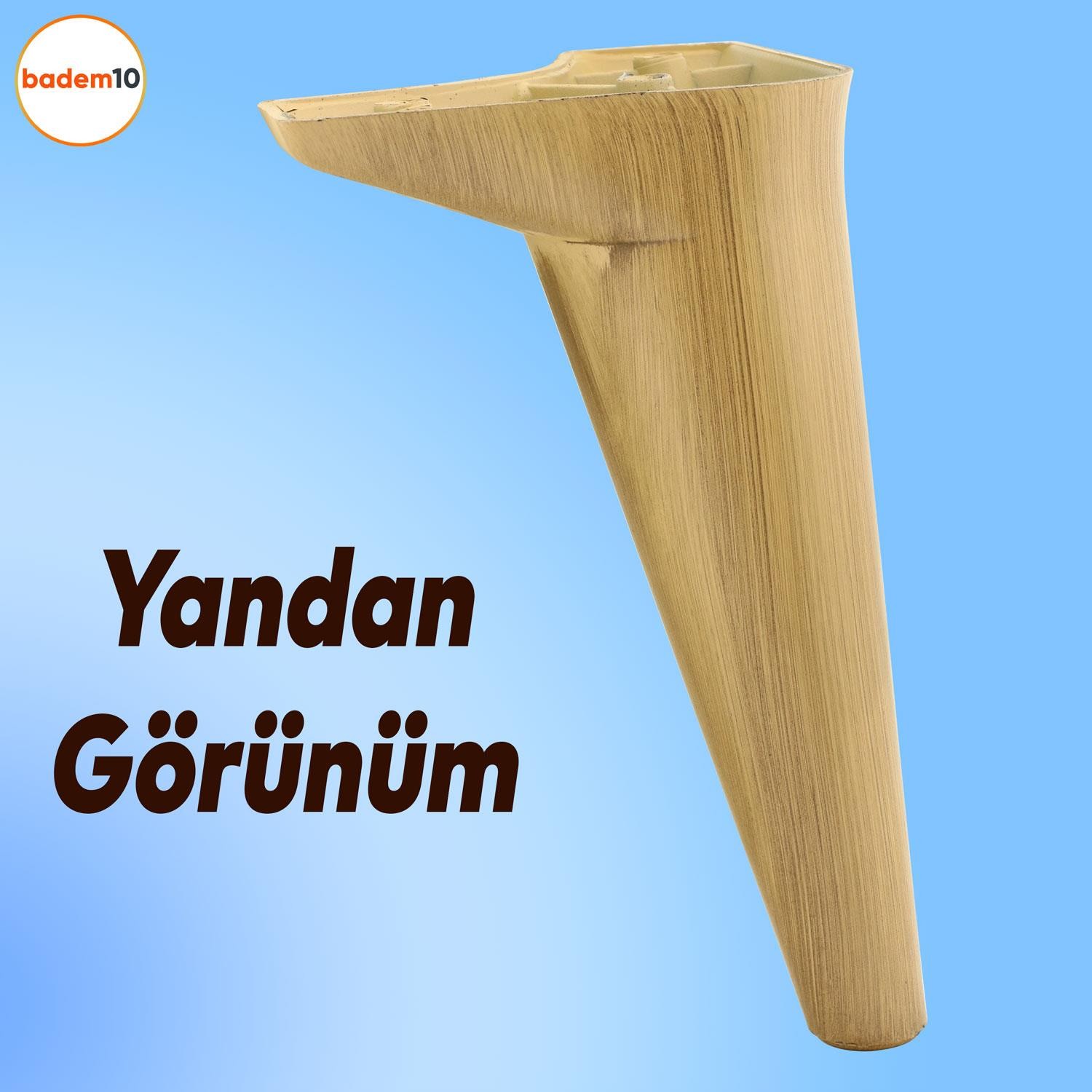 Aspen Lüks Mobilya Kanepe Koltuk Tv Ünitesi Konsol Ayağı Ayakları 20 Cm (4 ADET)