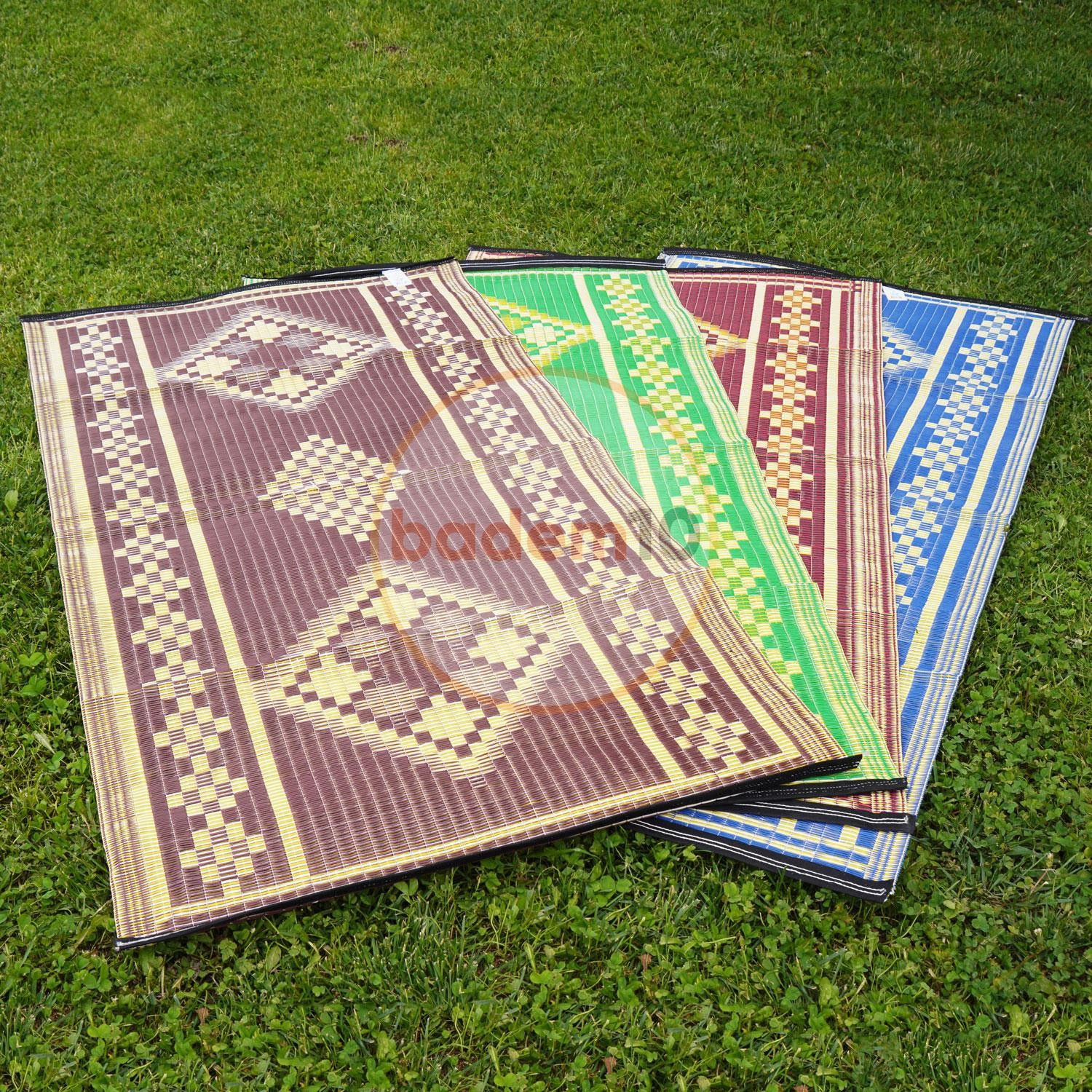 Plastik Hasır Halı Kilim Piknik Cami Park Plaj Bahçe Balkon Teras Kamp Outdoor Karavan Mat 90x140 cm