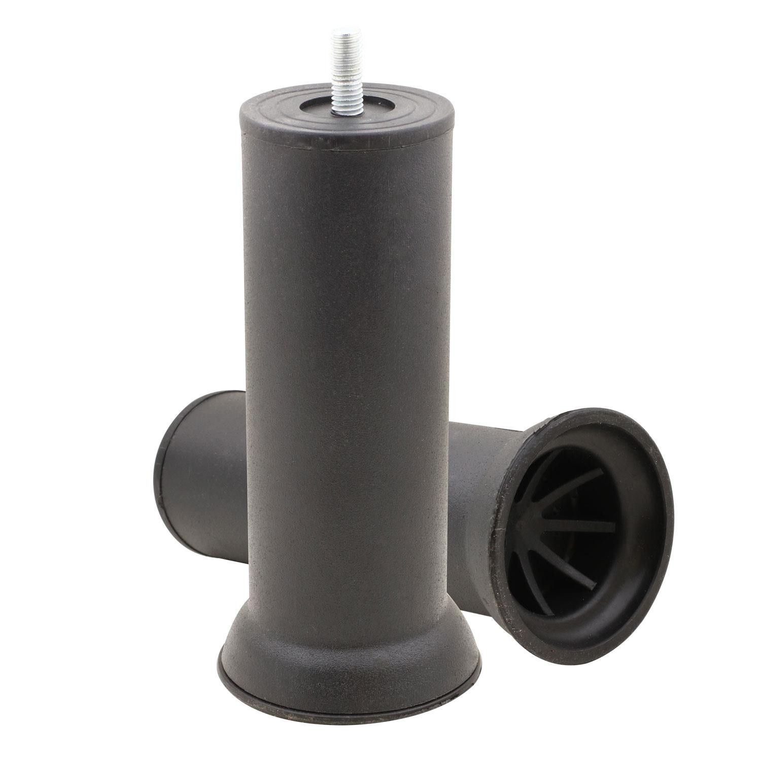Mobilya Baza Kanepe Koltuk Çekyat Yüksetlme Ayağı M8 Ince Diş Siyah Ayakları 15 Cm Metal (12 ADET)