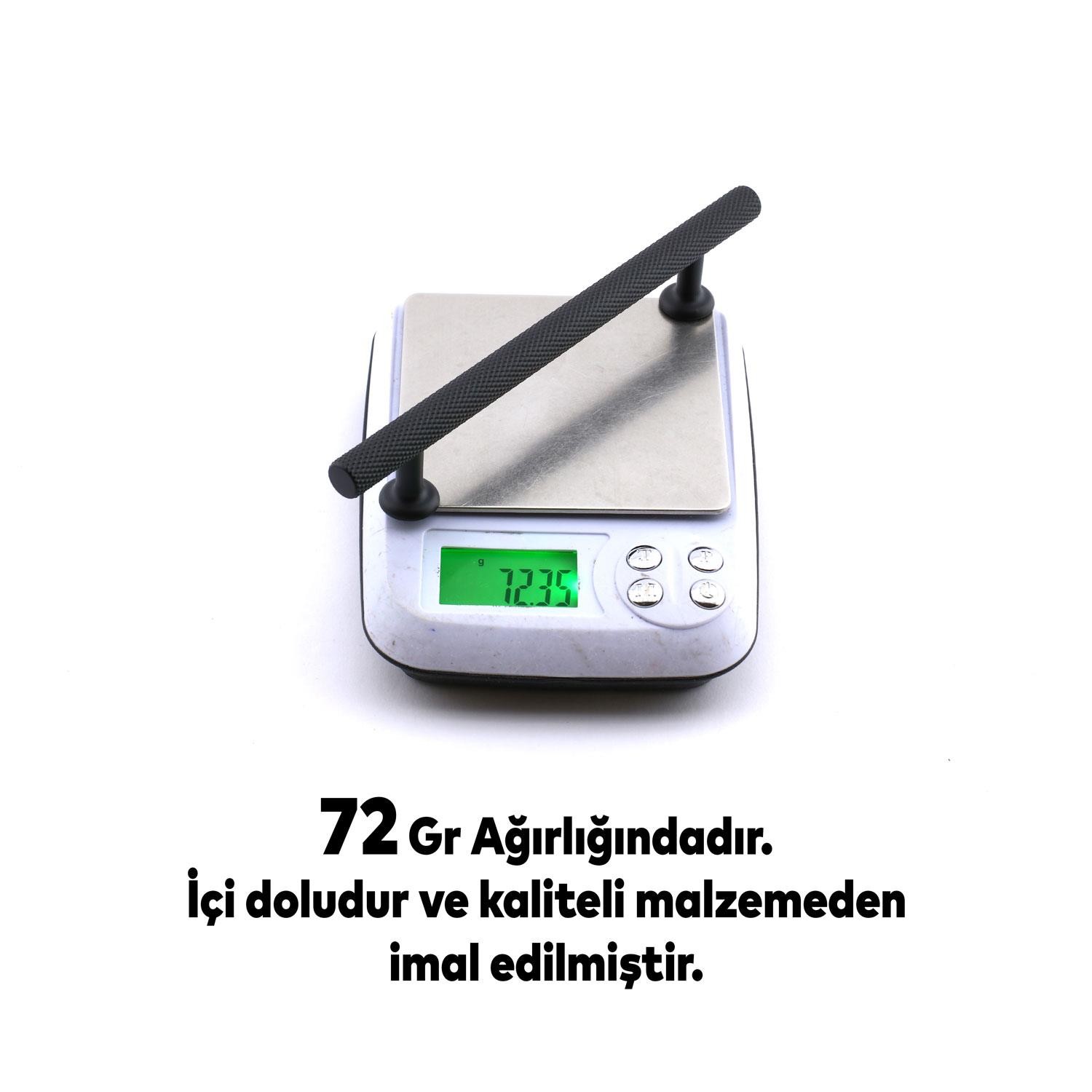 Doruk Kulp Mobilya Mutfak Dolabı Çekmece Dolap Kulpları Kapak Kulpu Kulbu Siyah 128 Mm-12.8 Cm Metal