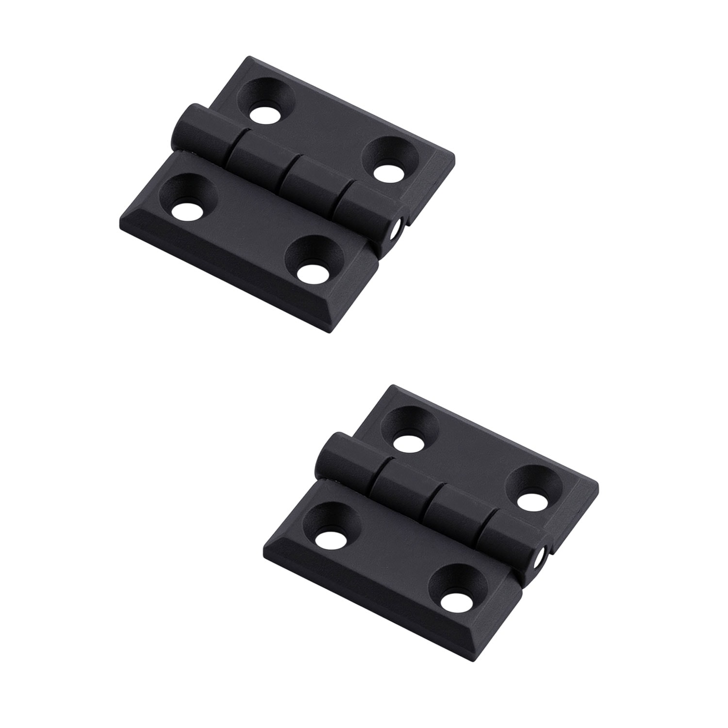 Plastik Yaprak Menteşe 50x50 mm Kalınlık Dayanıklı 2 ADET Set Dolap Çekmece Kapak ve Mobilya Menteşe