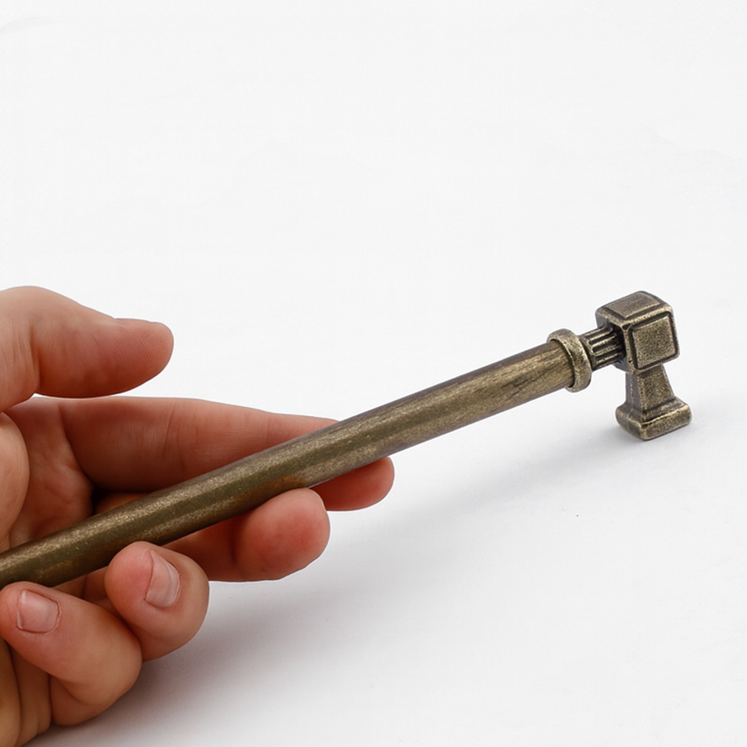 Talas Antik Sarı Eskitme Metal 192 mm 19.2 cm Mobilya Mutfak Çekmece Dolap Kulpu Kulbu Kulpları