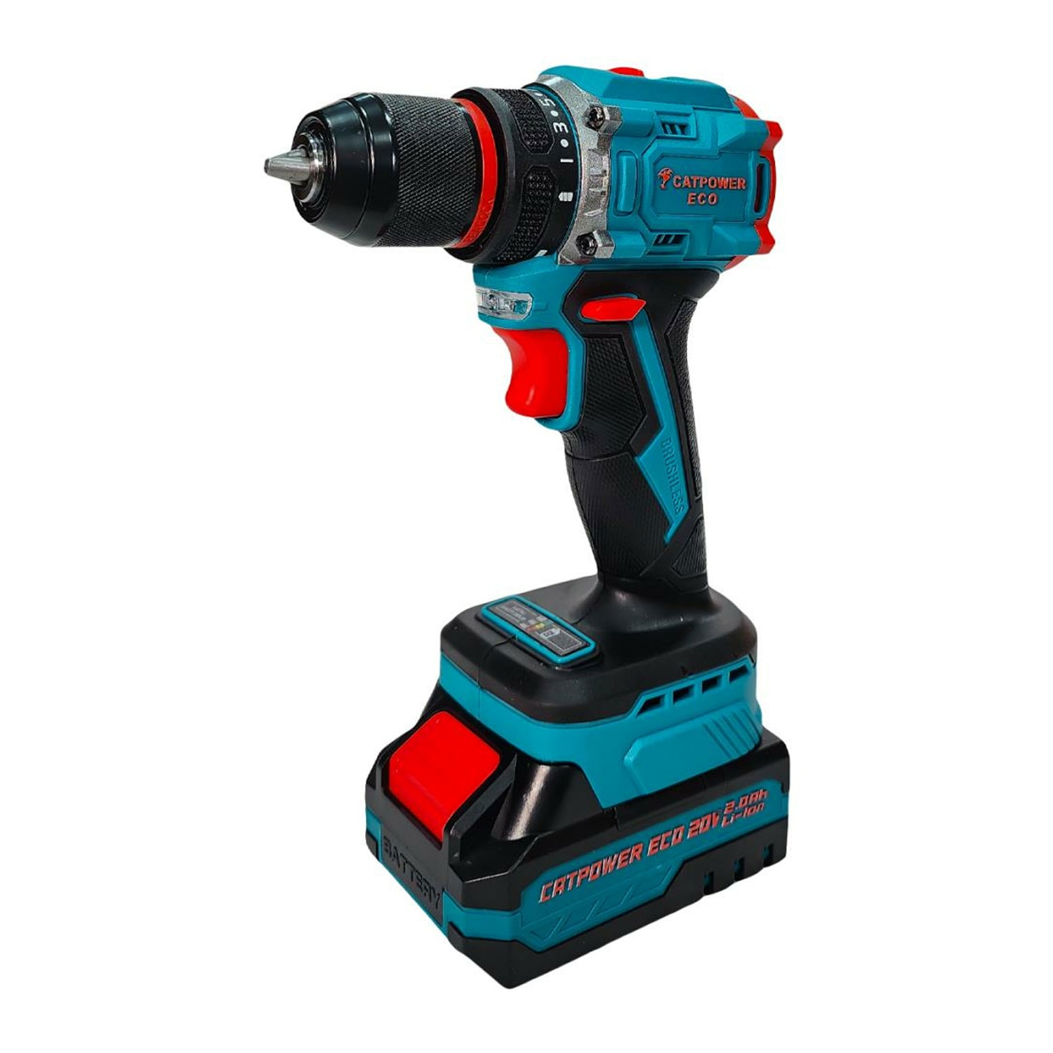 Catpower E1010 Çift Akü Çantalı Kömürsüz Li-ion 20V 2.0Ah Profesyonel Matkap Güçlü Vidalama Seti