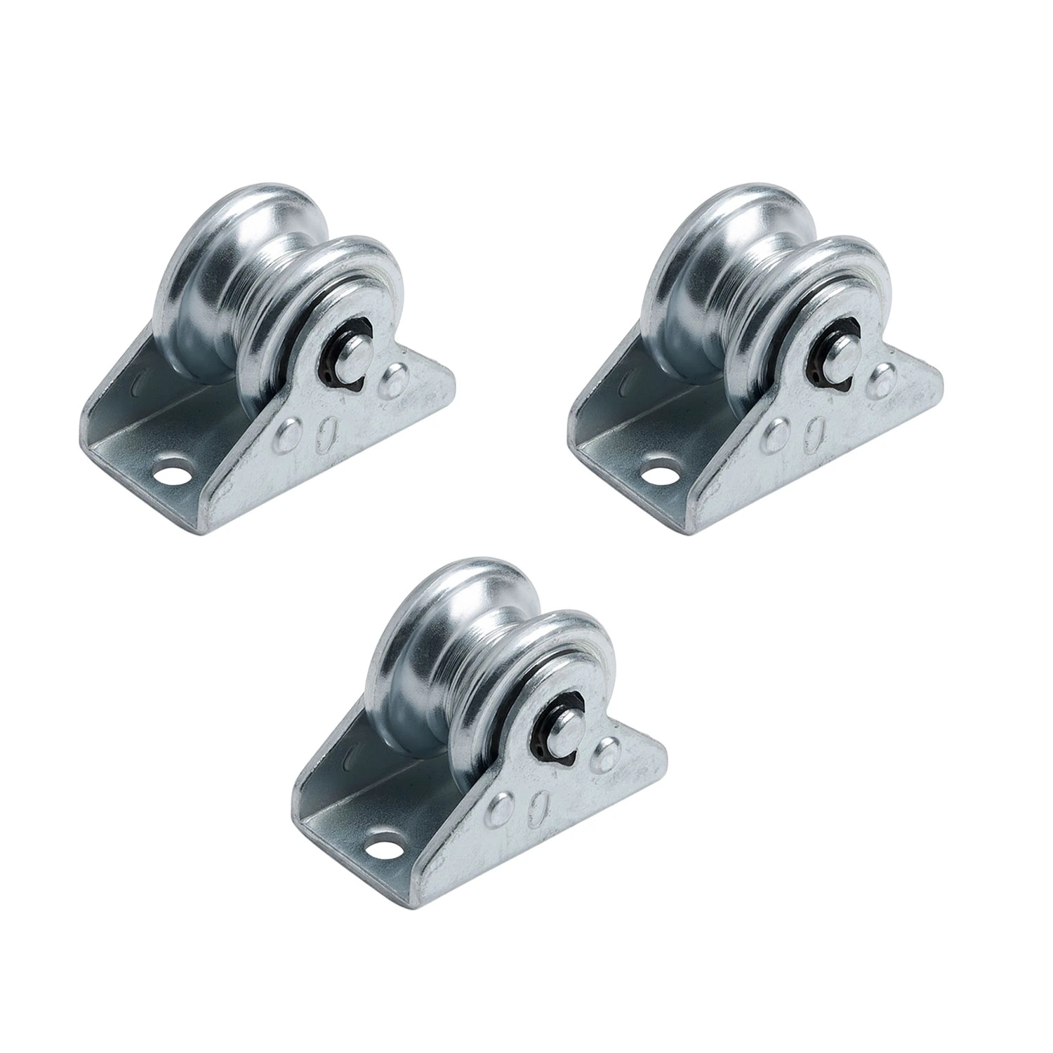 Muhafazalı Metal Ray Makara 30 mm Sürgülü Kapı Raylı Sistem Dayanıklı Galvanizli Tekerlek Mekanizma