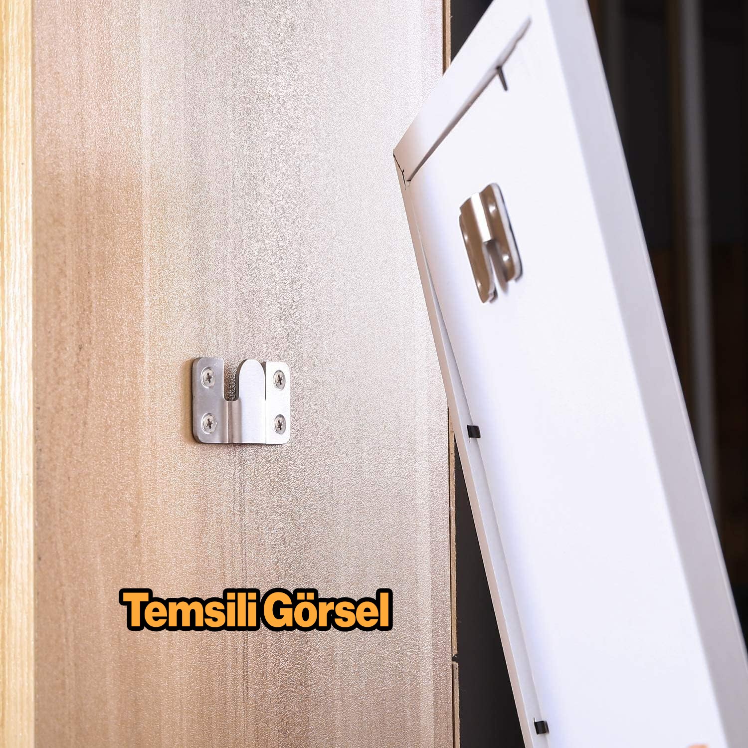 Metal (2 Çift Takım) Baza Başlık Mobilya Karyola Köşe Koltuk Birleştirme Sacı Saç Bağlama Braketi