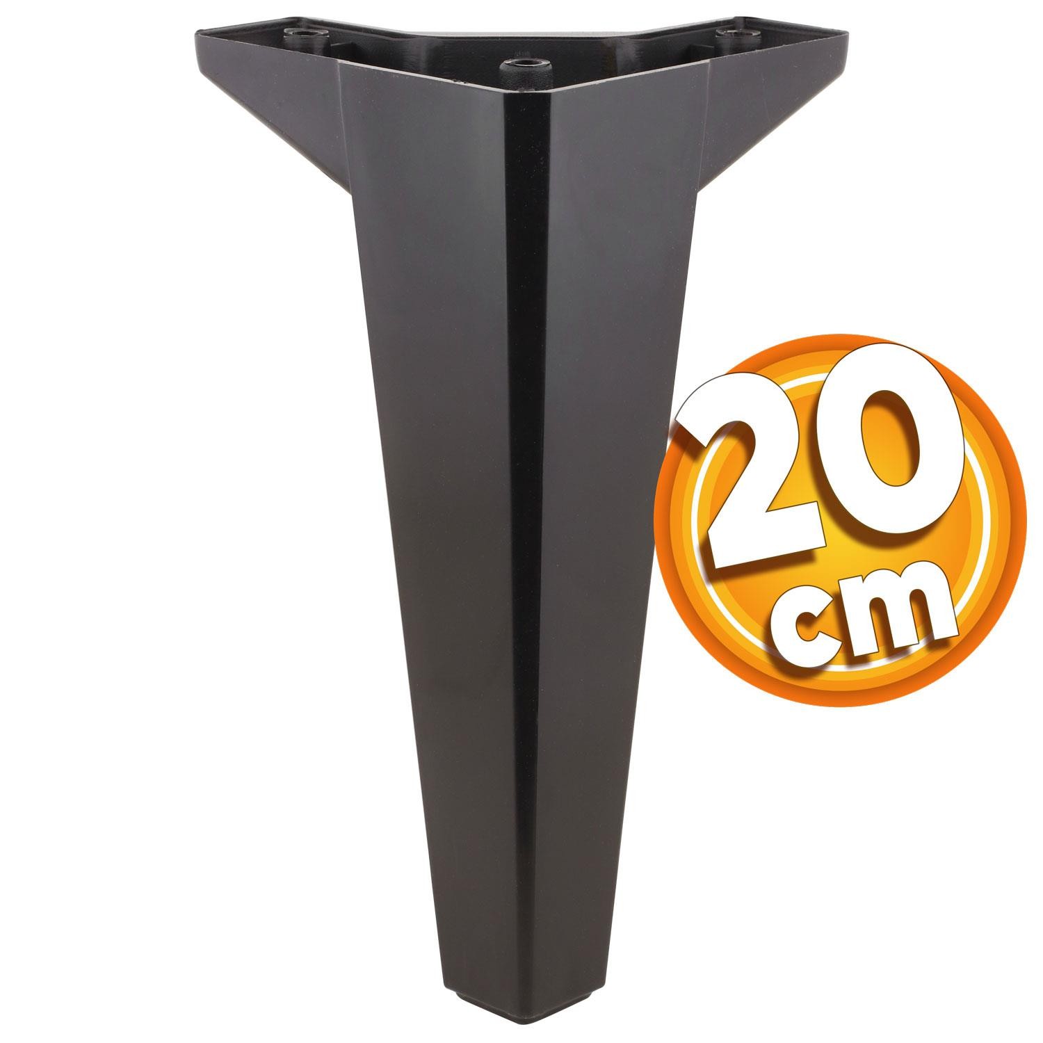 Sedir Lüks Mobilya Kanepe Tv Ünitesi Koltuk Ayağı 20 Cm Siyah Konsol Ayakları