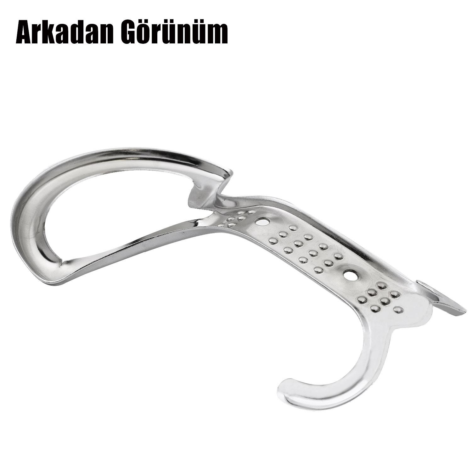 Noktalı Portmanto Vestiyer Duvar Askısı Metal Dolap Elbise Askılığı Krom