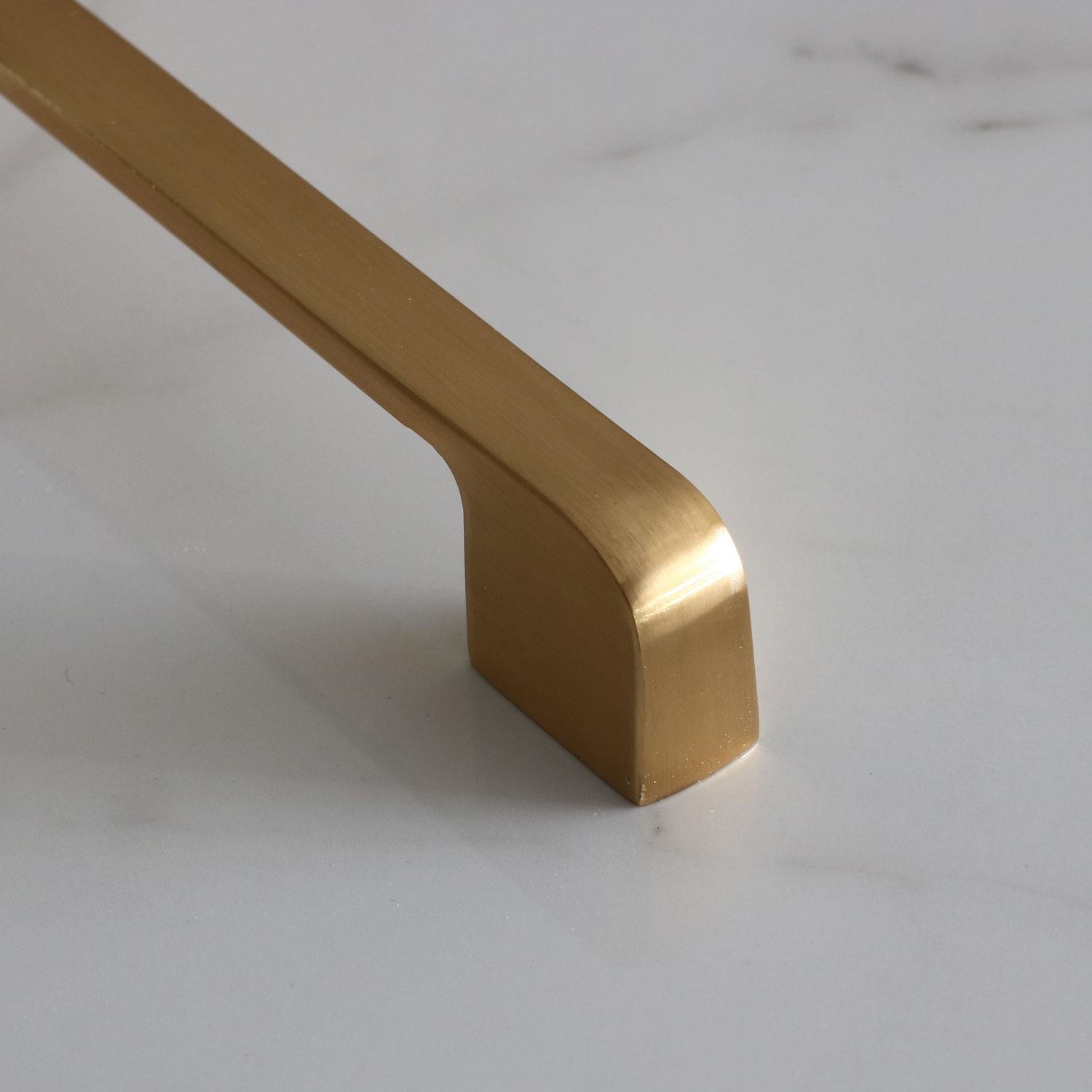 Arel Kulp Mat Gold 160 mm Mobilya Mutfak Dolabı Çekmece Dolap Kulpları Kapak Kulpu Kulbu Altın Metal