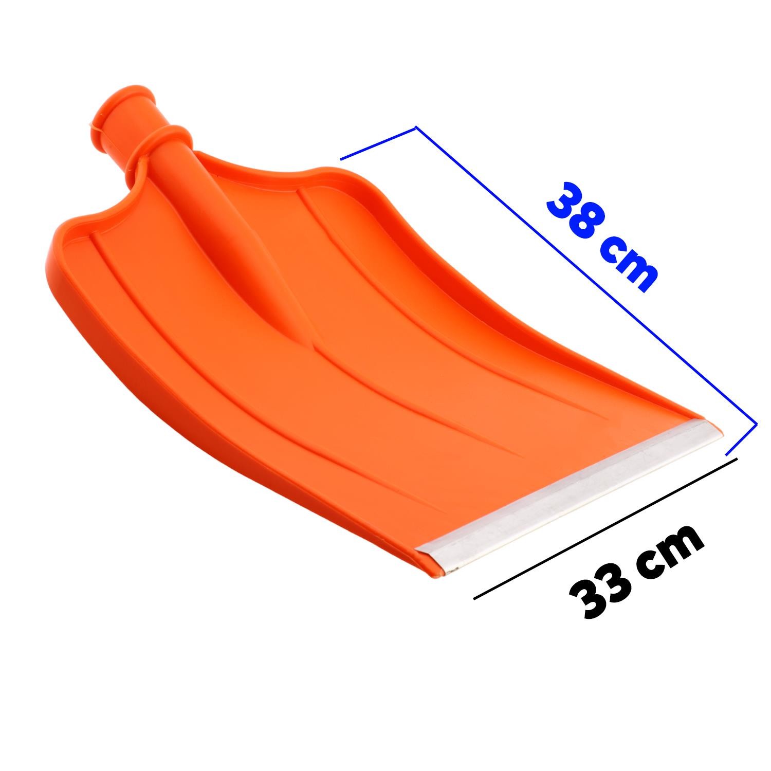 Plastik Faryap Kar Küreme Küreği Ahır Gübre Hayvan Pisliği Temizleme Turuncu 33x38 cm Kürek