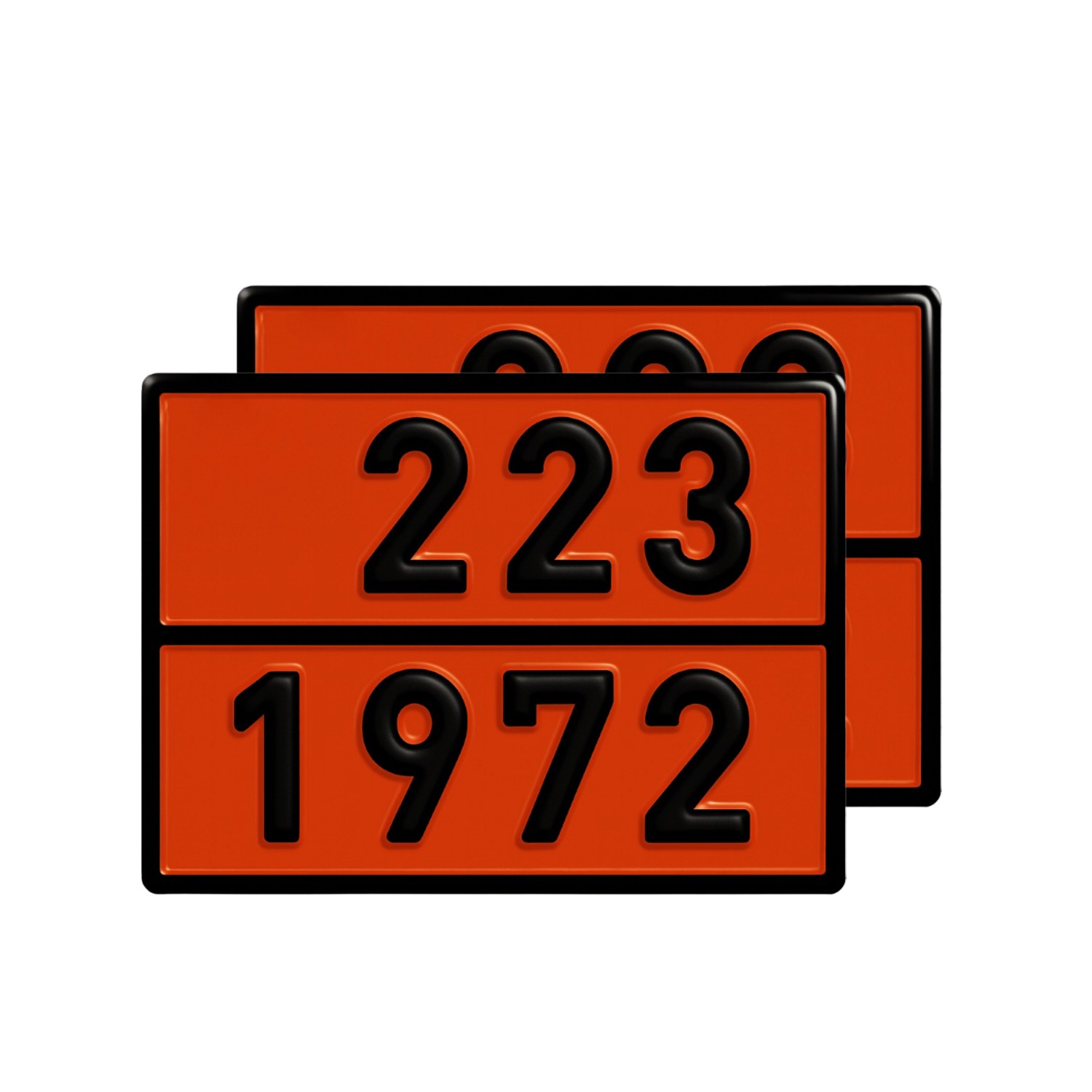 Metal 40x30 cm Levha (1 Çift) 223-1972 Metan Soğutulmuş Sıvı LNG Doğal Gaz Tehlikeli Madde Uyarısı