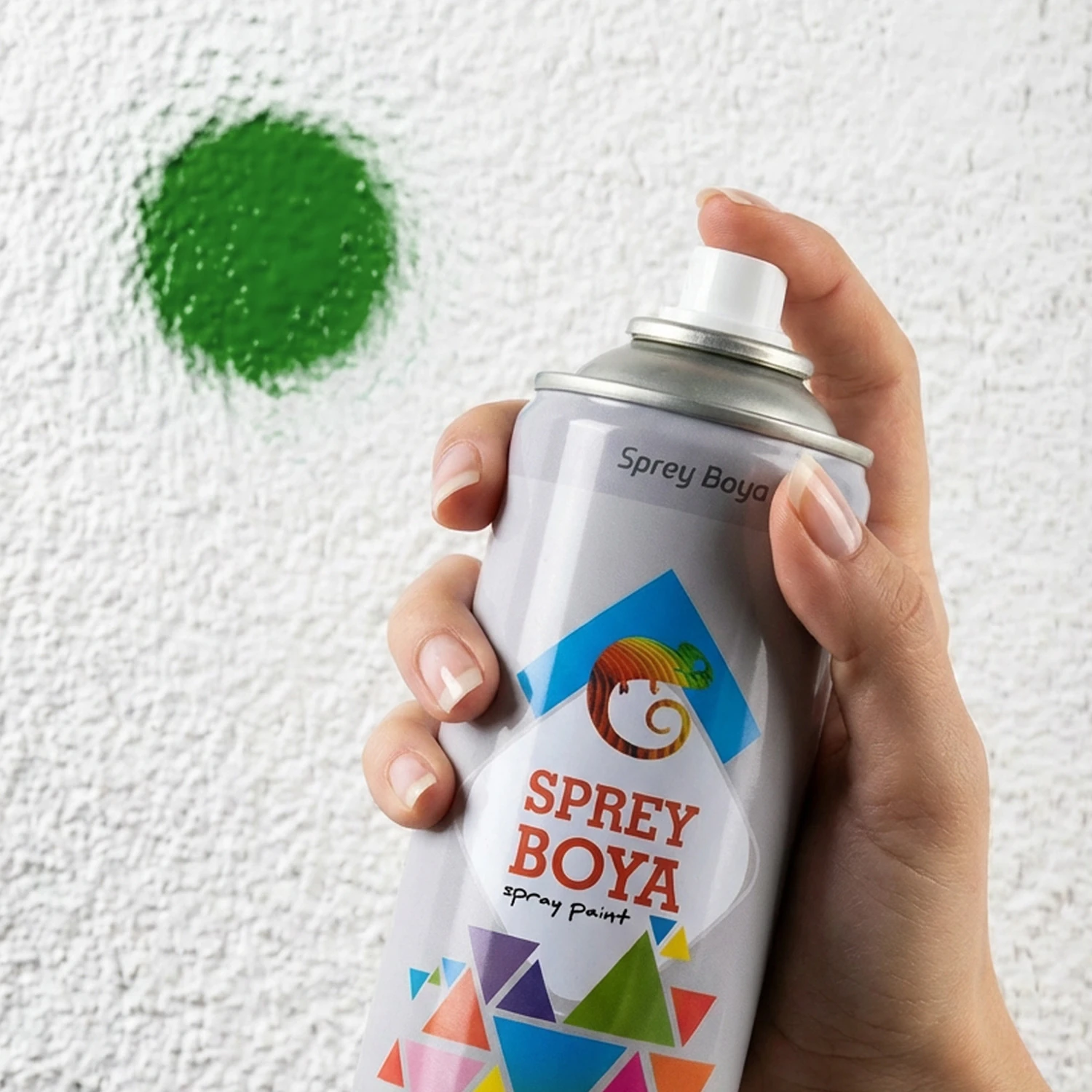 Yeşil Sprey Boya 400 ml – Metal Ahşap Plastik Beton Yüzeylere Uygun Hobi Dekoratif Amaçlı Sprey Boya