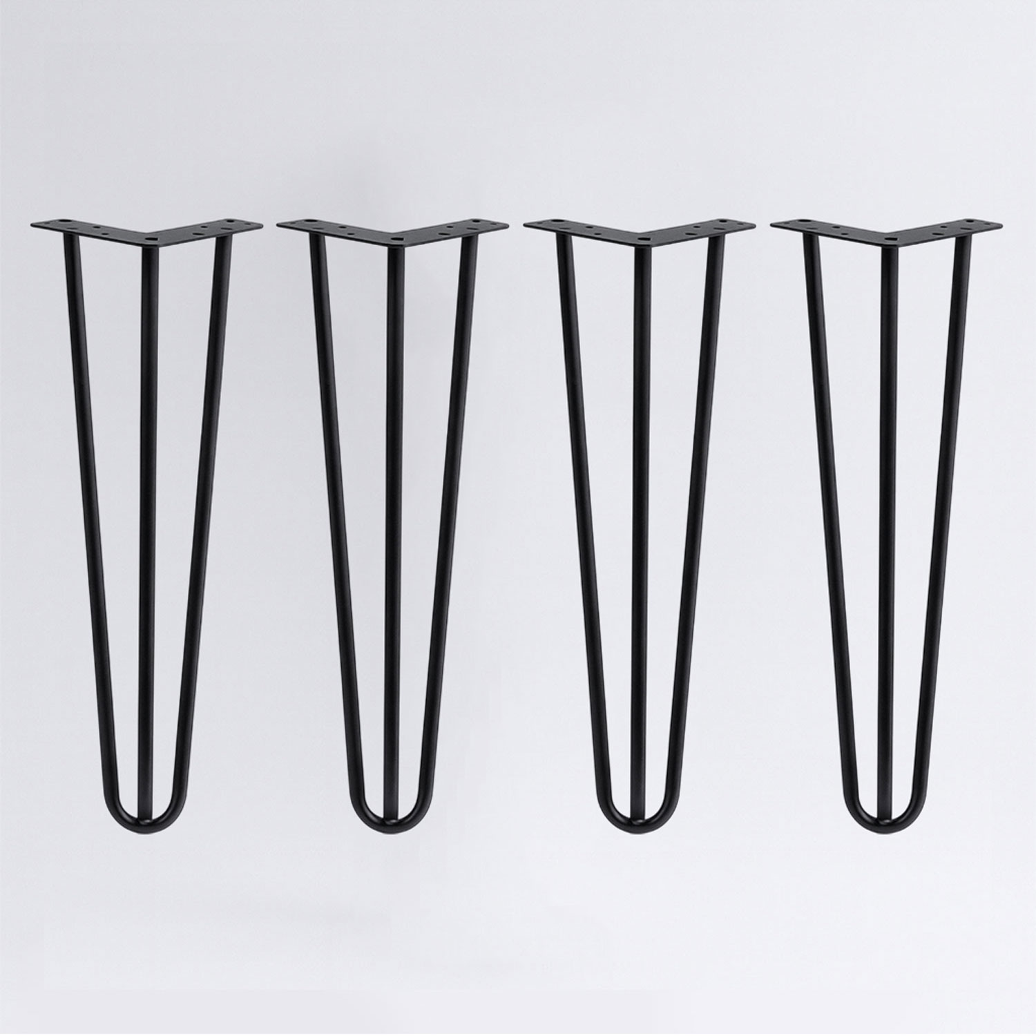 Metal 4’lü Sehpa Masa Ayağı Seti 41 cm Dayanıklı Mobilya Destek Yükseltici Ayak Takımı Kolay Montaj