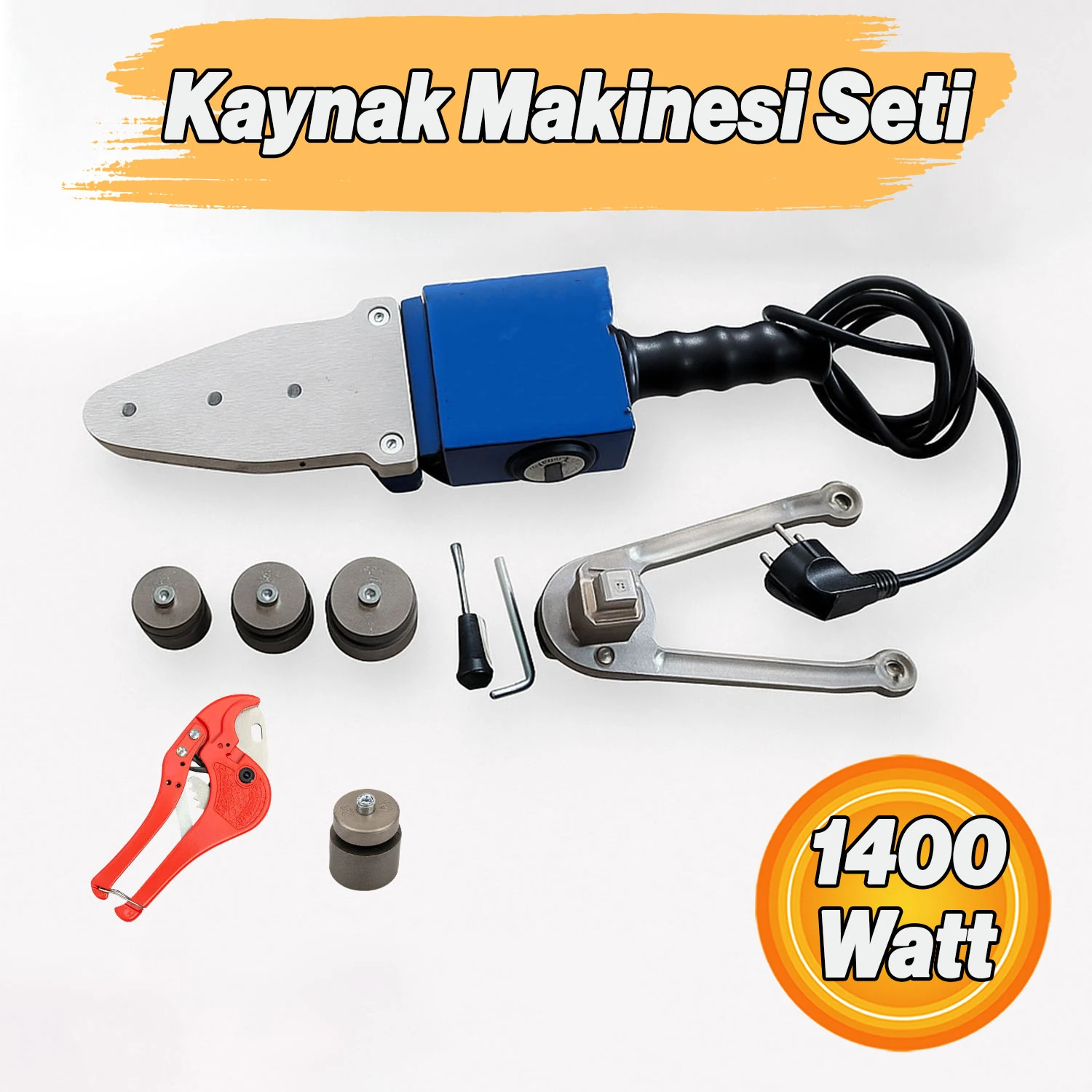 Kaynak Makinesi 1400W Hafif Taşınabilir Metal Gövdeli Güçlü Elektrikli Profesyonel Kaynak Cihazı 