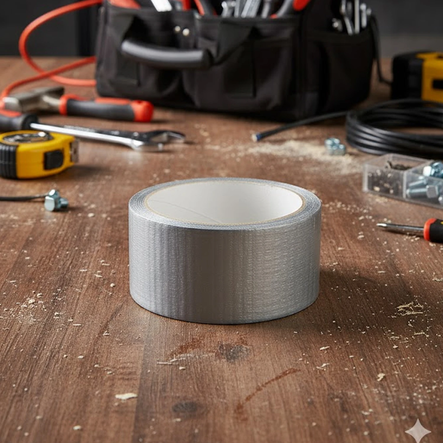 Gri Renkli Su Geçirmez Güçlü Tamir Bandı 48 mm x 10 mt Duct Tape Çok Amaçlı Tamirat Bandı