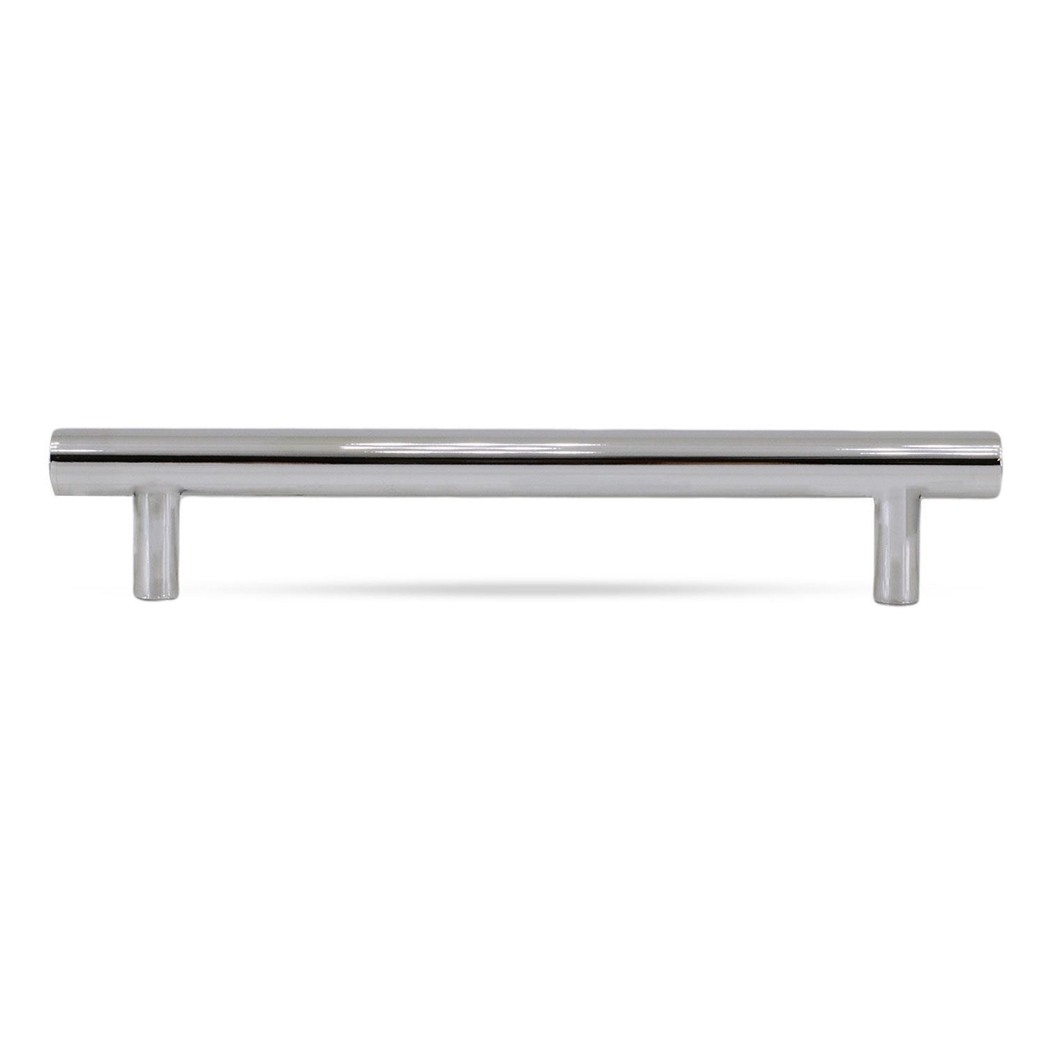 Gül Boylu Mobilya Mutfak Dolap Çekmece Dolabı Metal Kulpu Kulbu Kulpları Parlak Krom 128 Mm-12.8 Cm