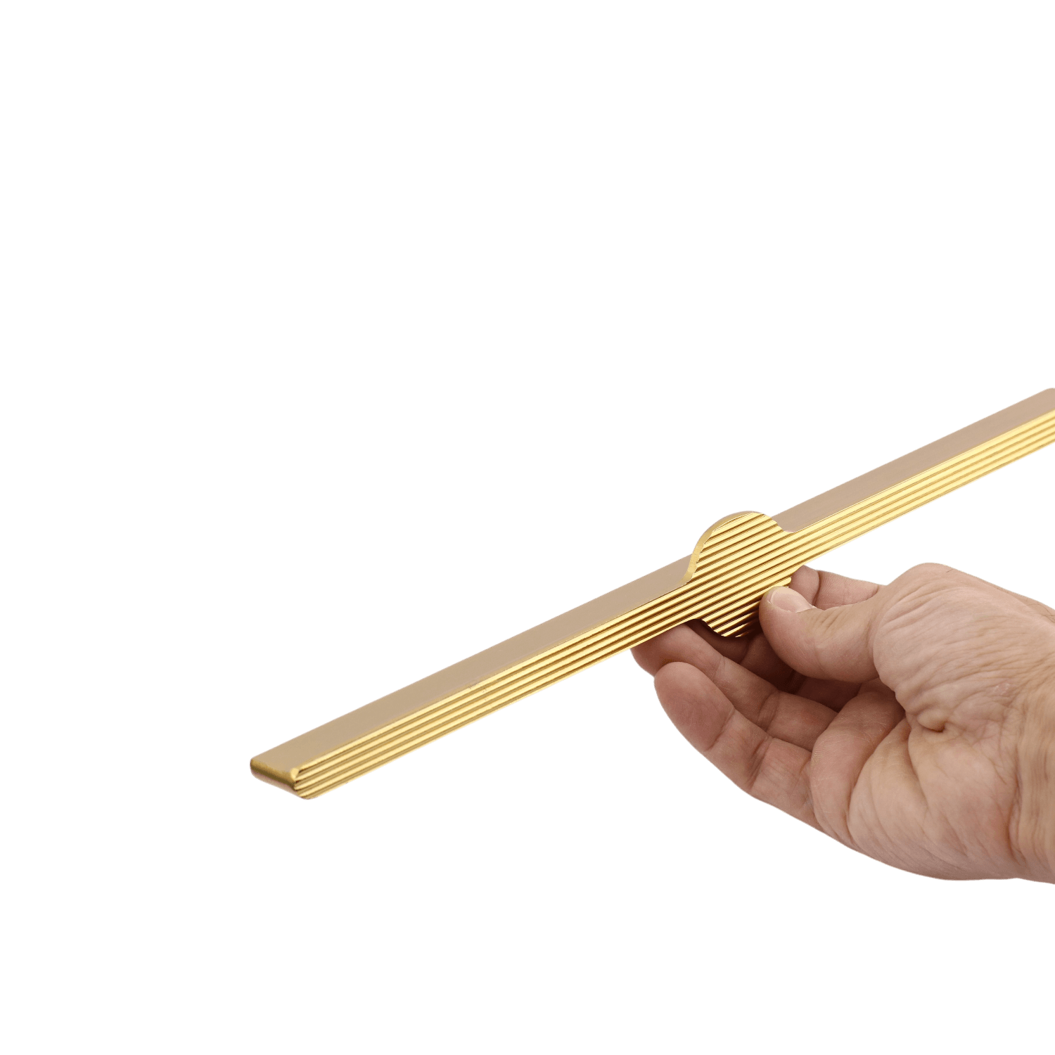 Saral Çizgili Mat Altın Metal Kulp 320 mm 32 cm Mobilya Çekmece Mutfak Dolabı Dolap Kapak Kulplar