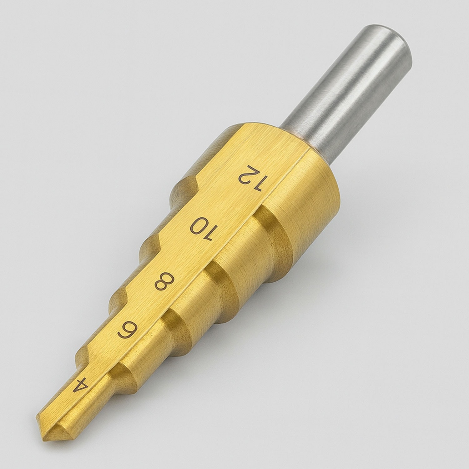 Profesyonel 4-12 mm Kademeli Matkap Ucu Titan Kaplama Metal Sac Delme HSS Konik Step Drill