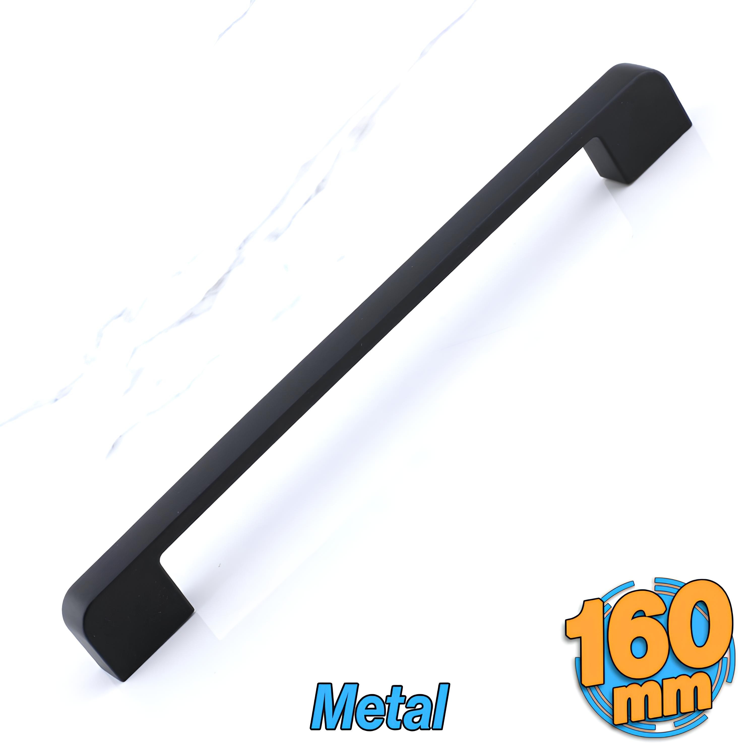 Radus Siyah Metal Kulp 160 mm -16 cm Mobilya Çekmece Mutfak Dolabı Dolap Kulpları Kulbu Kulpu