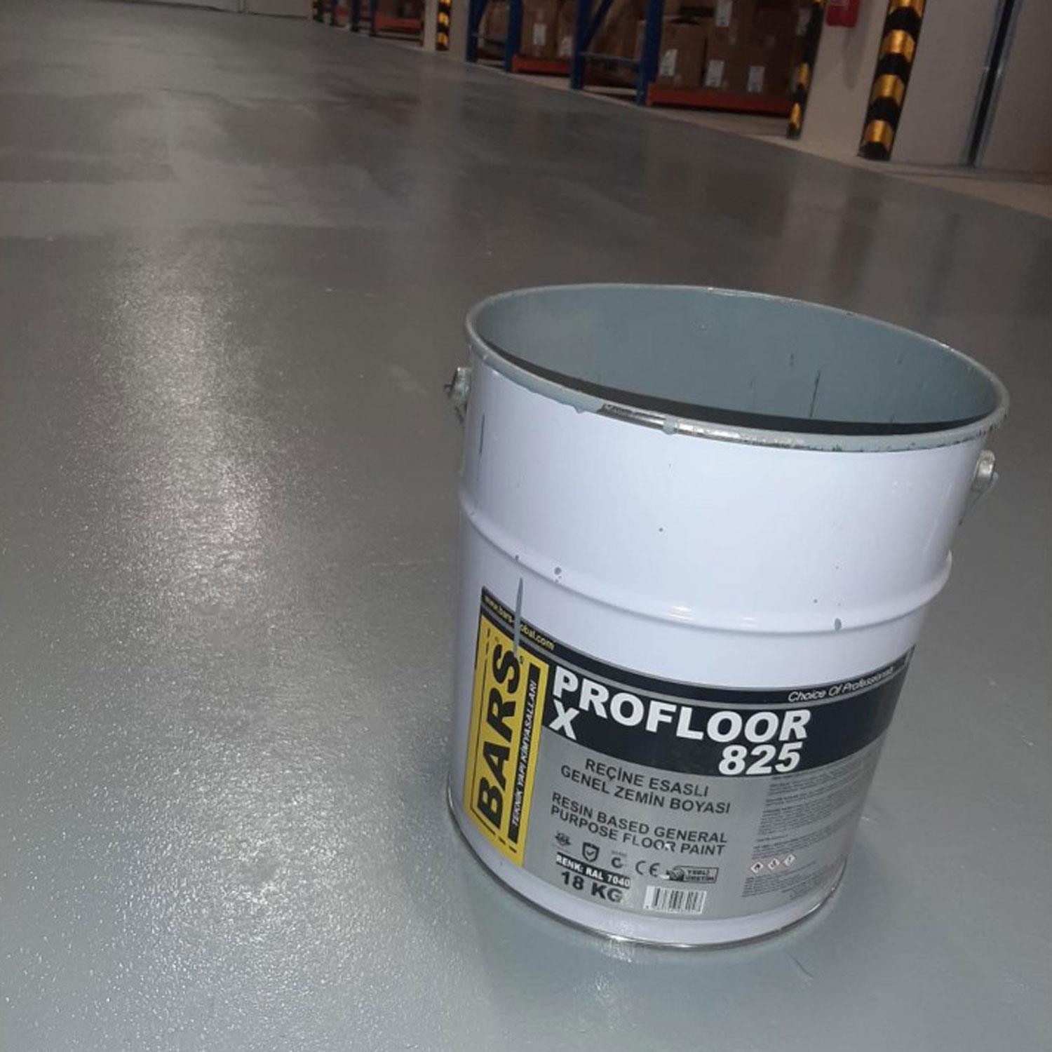 Bars Profloor 825 Reçine Esaslı Dayanıklı Zemin Boyası Sarı 9 Kg