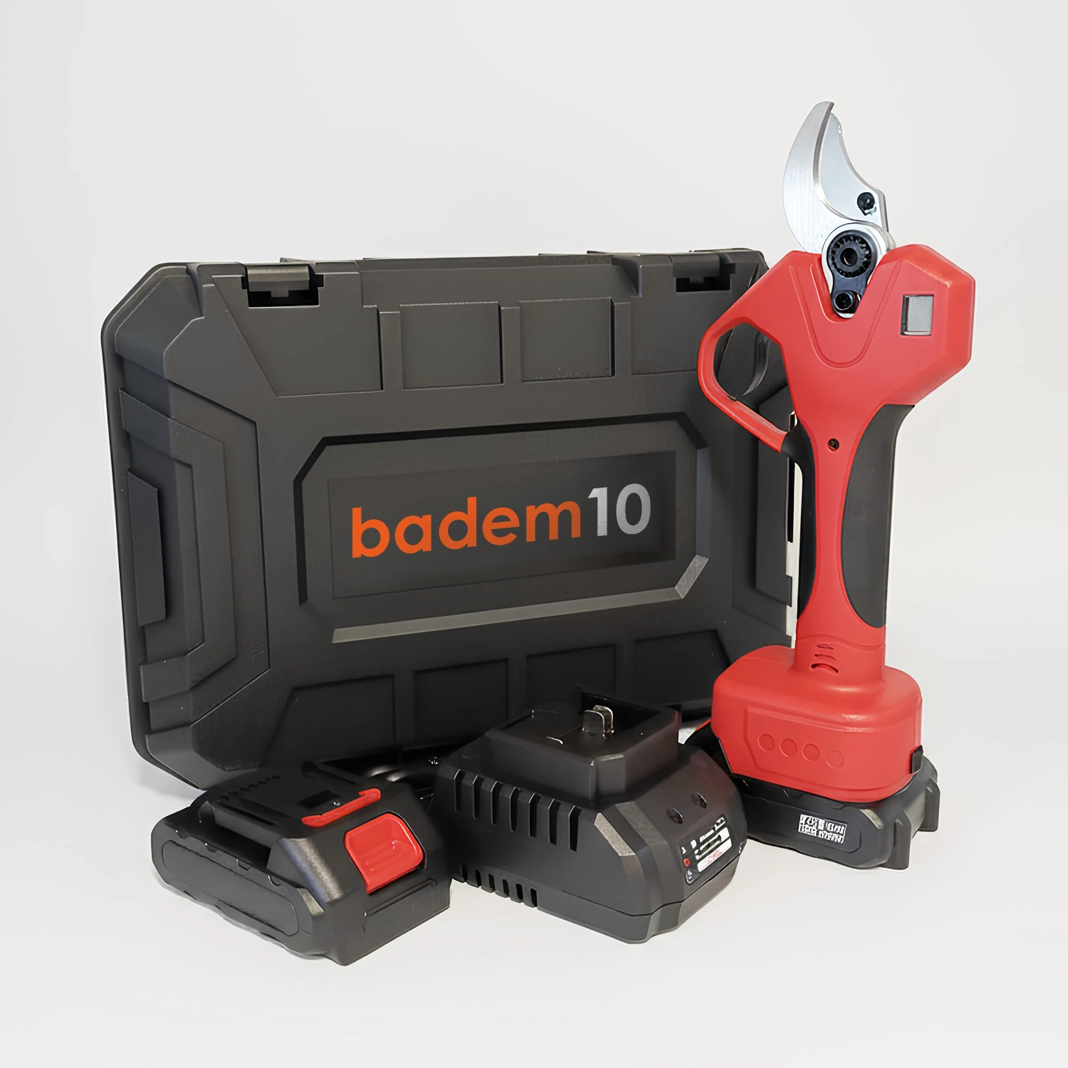 RDX9033 Akülü Dal Budama Makası Lion BMC 35 mm Kesme Kapasitesi 2 Adet Yedek Bataryalı Dal Budama 