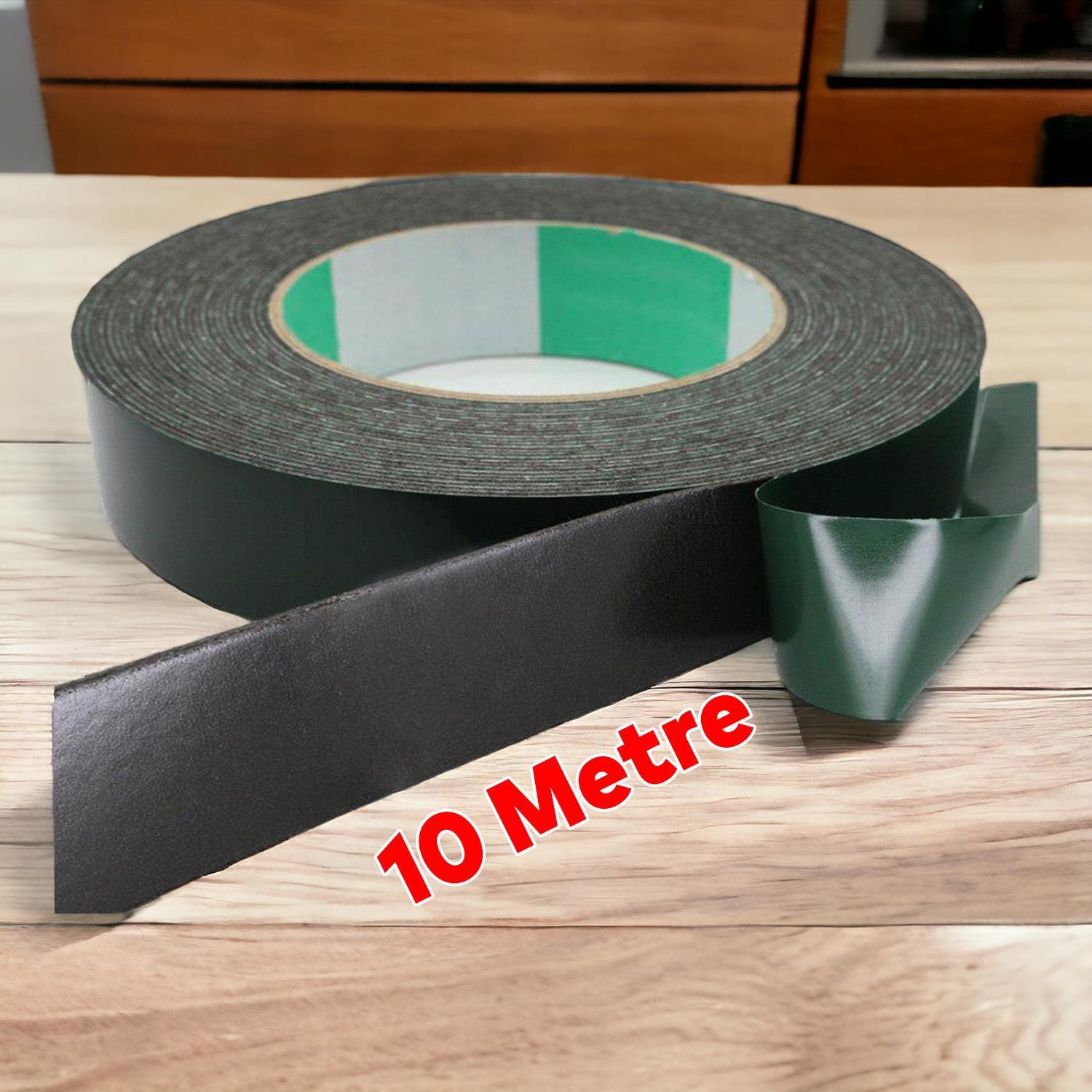 Çift Taraflı Güçlü Yapıştırıcı Yapıştırma Köpük Bant Eva Montaj Bandı Siyah 48 mm x 10 Metre