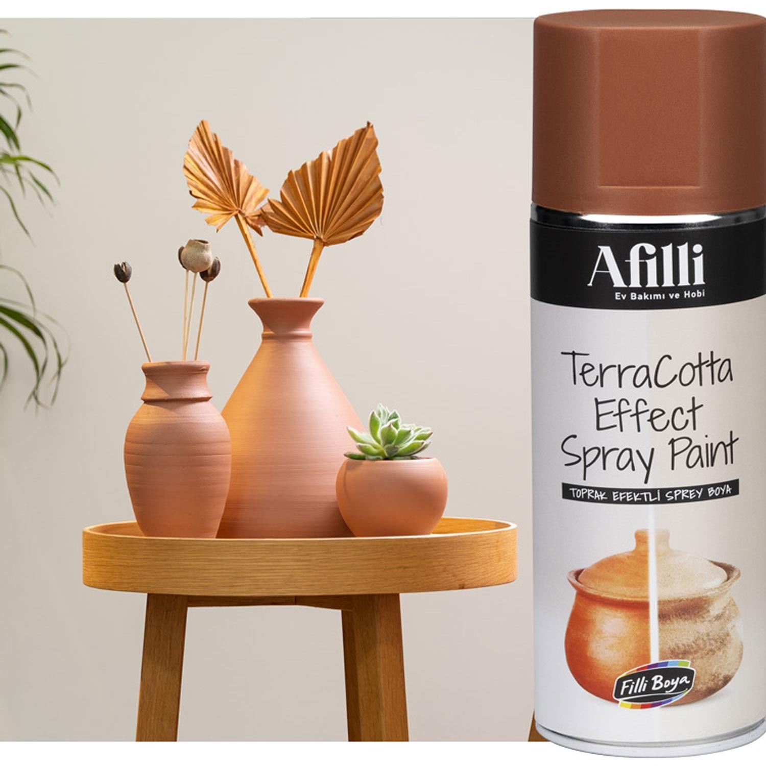 Afilli Pişmiş Toprak Efektli Sprey Boya Terracotta Effect 400 ml