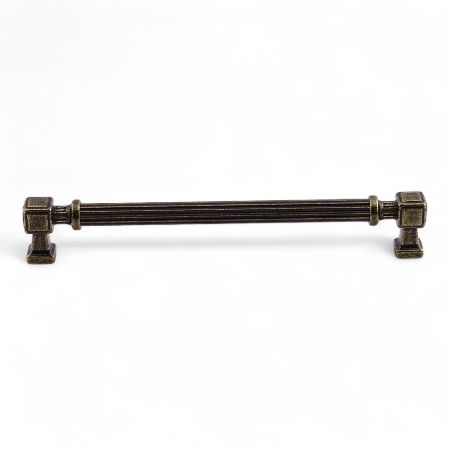 Talas 192 mm Çizgili Antik Sarı Metal Kulp Mobilya Çekmece Mutfak Dolabı Dolap Kulpları Kulb 19.2 cm