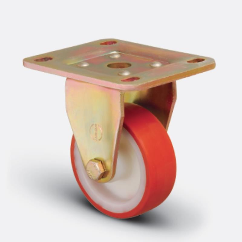 Emes ED 02 ZKP 100 Sabit Tablalı Döküm Teker 100 mm 200 Kg