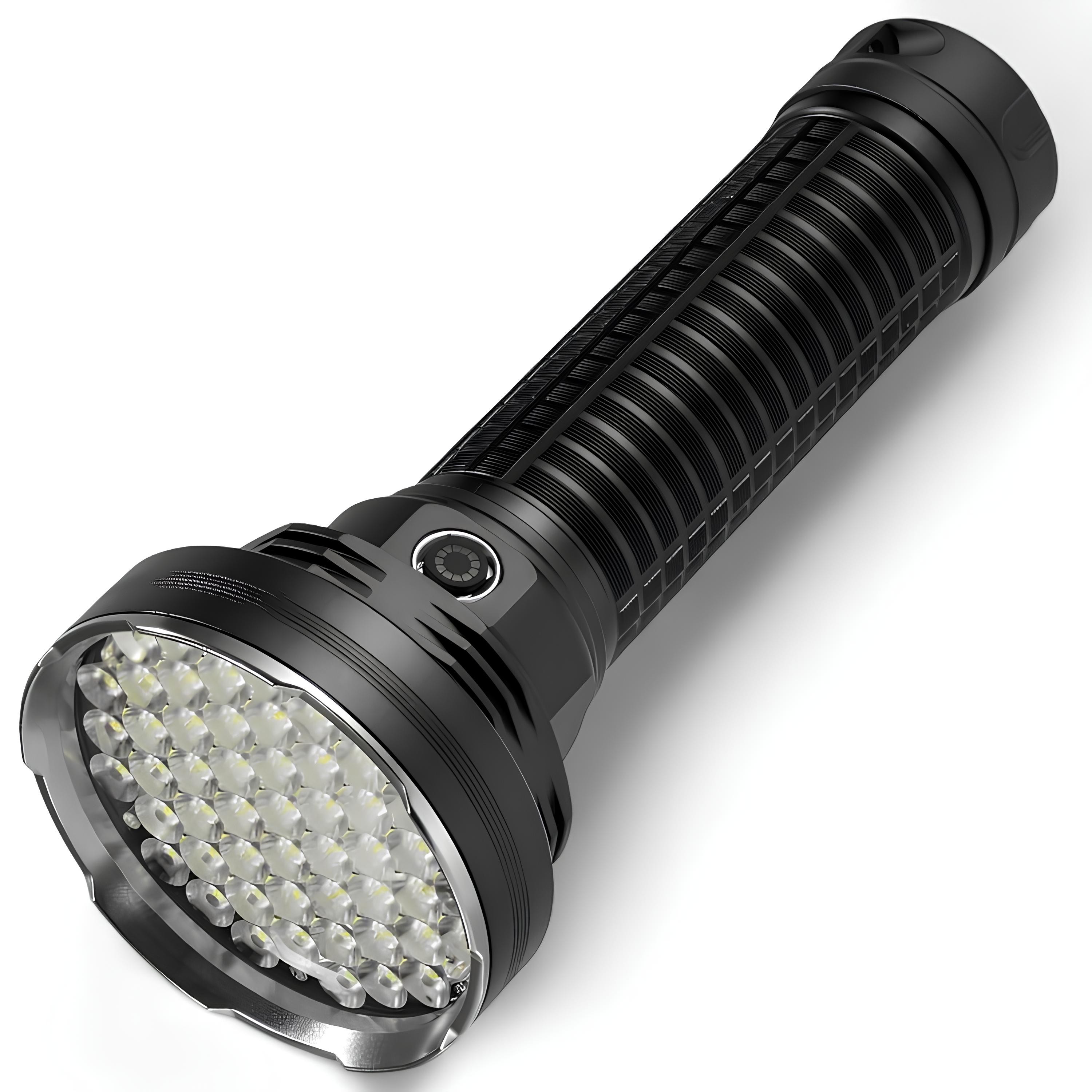 120W Usb Şarjlı Yüksek Işıklı LED Taktik El Feneri Süper Parlak Işık Su Geçirmez Gece Kamp Acil