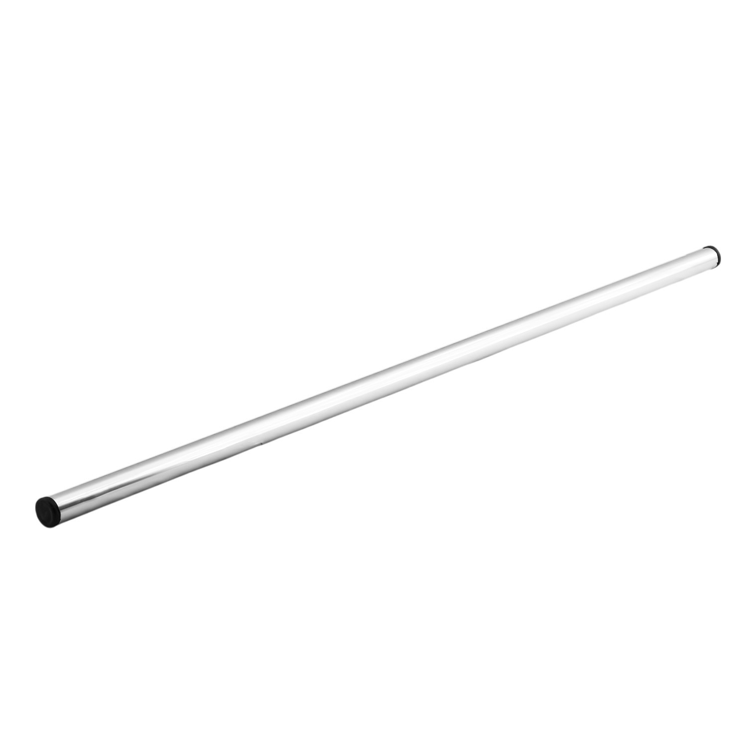 Alüminyum Silindir Yuvarlak Metal Oklava Tekli 49 cm Mutfak Börek Hamur Un Yufka Açma Krom Renk