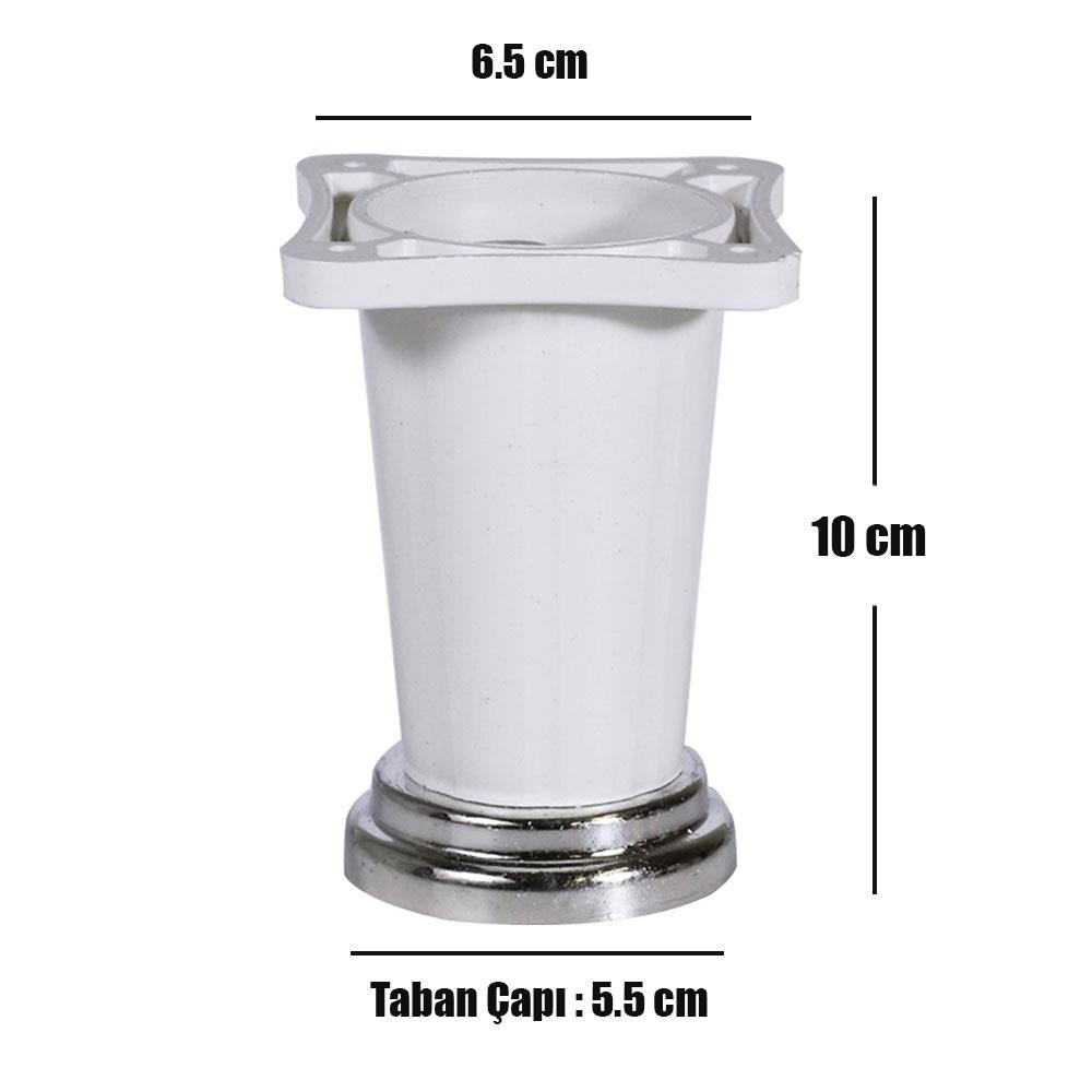 Mobilya Masa Puf Sehpa TV Ünitesi Ayağı Baza Ayak 10 cm