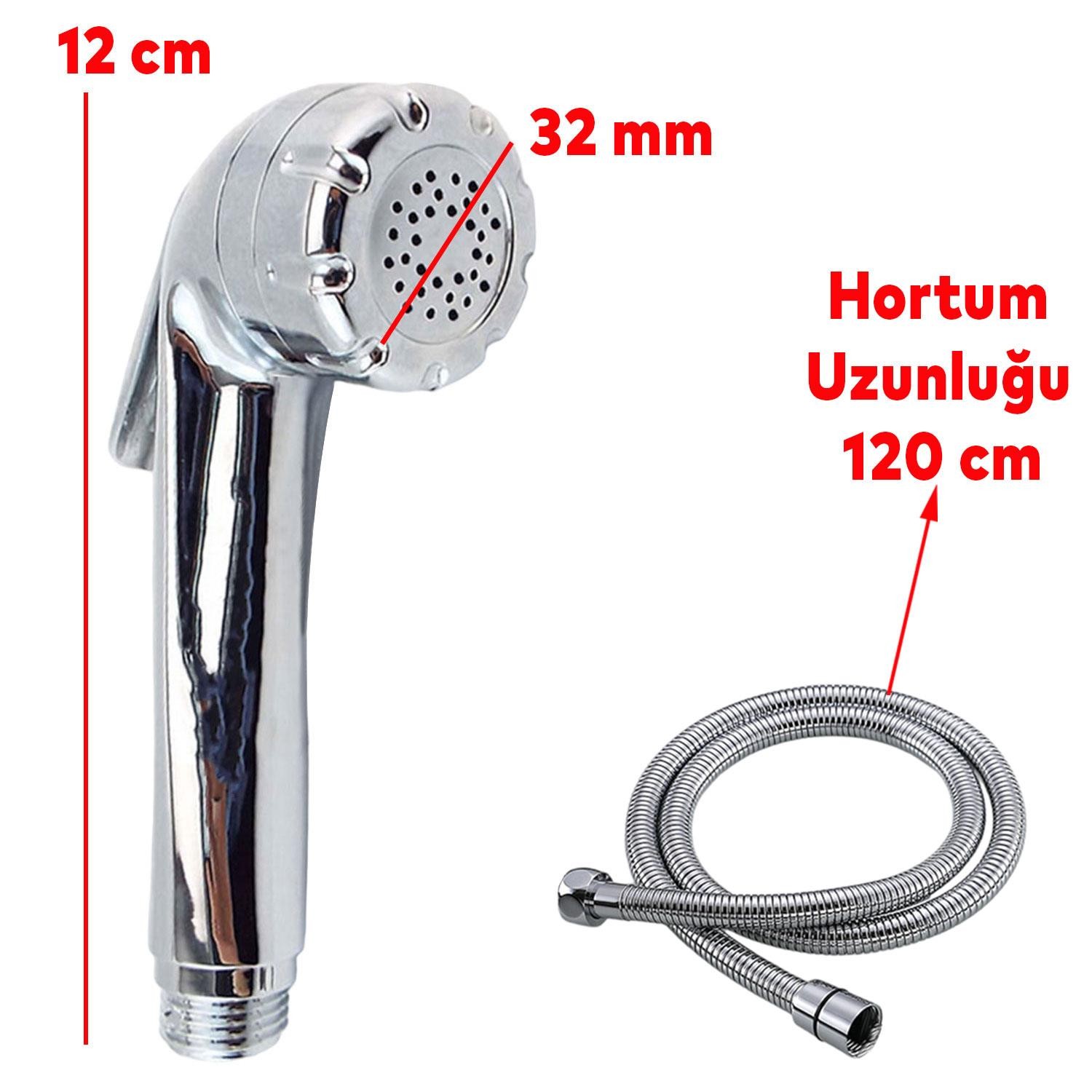 Ara Musluk Filtreli Tuvalet WC Banyo Klozet Bide Taharet Musluğu Bebek Hayvan Araba Yıkama Musluğu