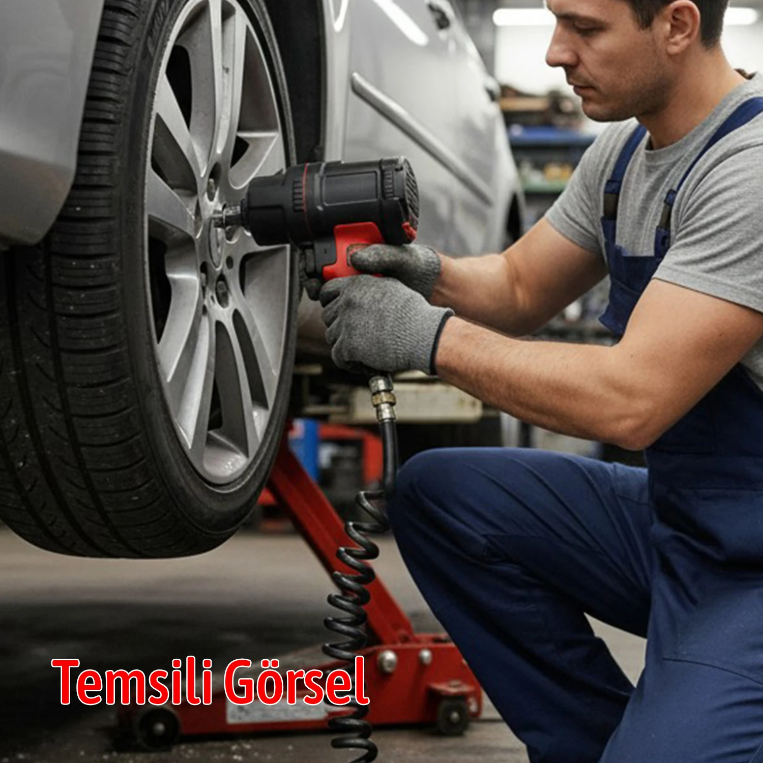 Havalı Somun Sökme Aleti 1/2 İnç 650Nm 67Kgm Profesyonel Darbeli