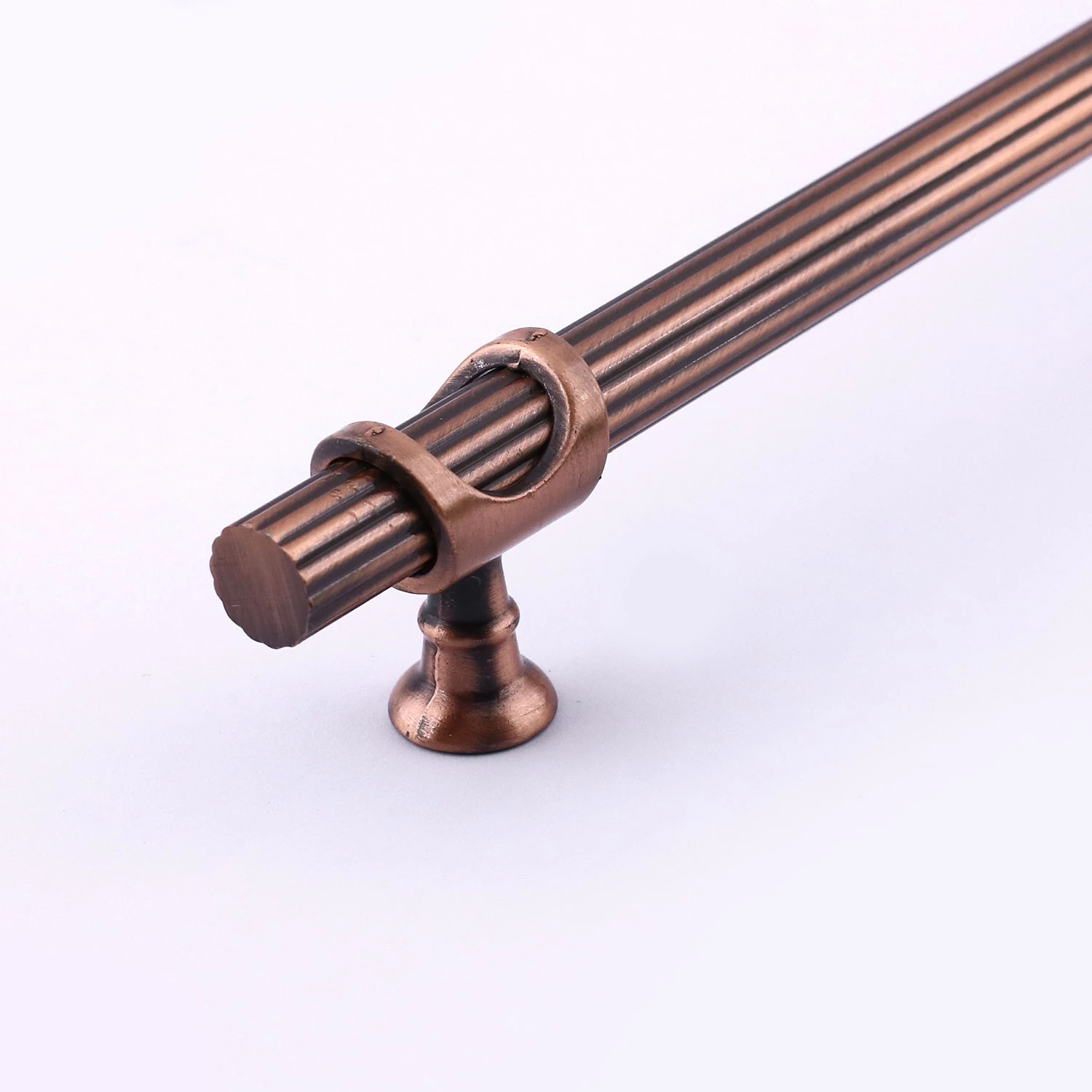 Arsin Çizgili 320 mm Soft Antik Bakır Metal Mobilya Çekmece Dolap Kapak Kulpu Dayanıklı Kulpları