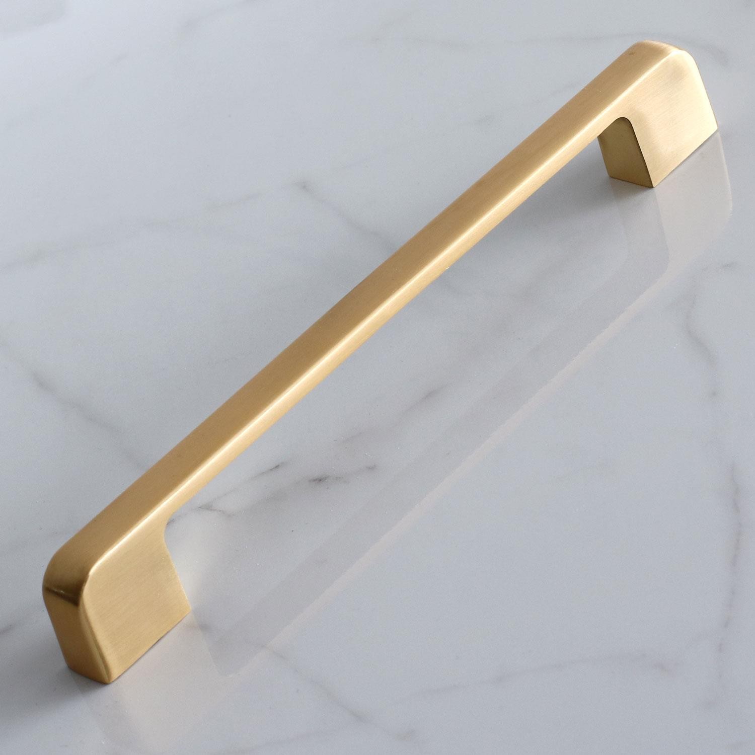 Arel Kulp Mat Gold 160 mm Mobilya Mutfak Dolabı Çekmece Dolap Kulpları Kapak Kulpu Kulbu Altın Metal