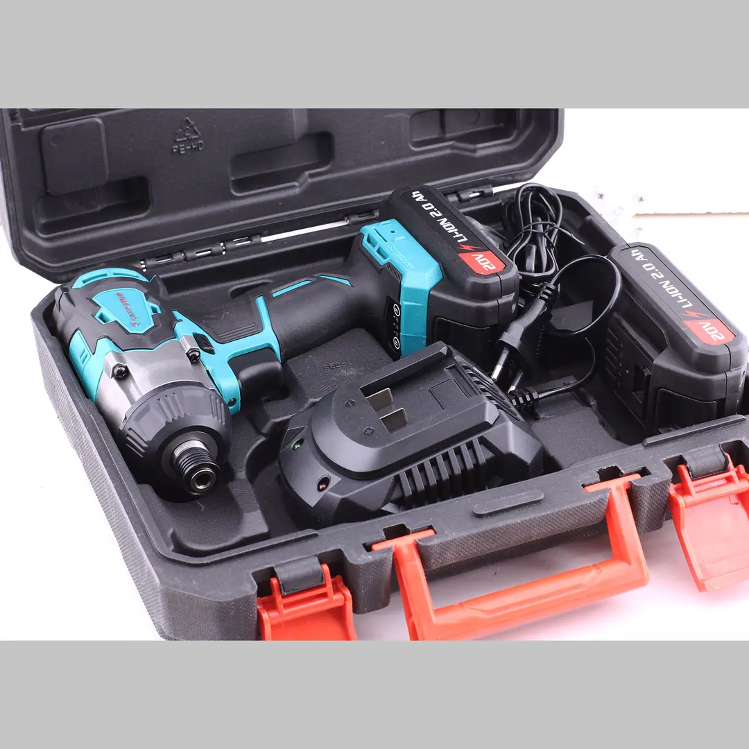 Kömürsüz Akülü Torklu Vidalama Çift Batarya Li-ion Batarya 20 V