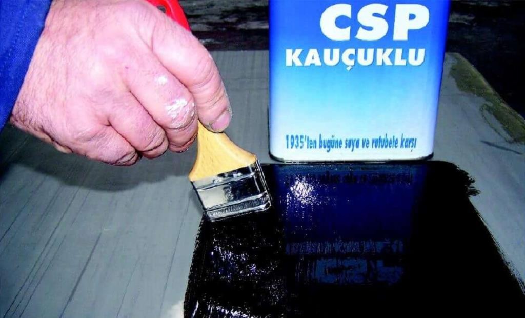 Emülzer CSP Kauçuklu Bina Teras Çatı Bodrum Su Yalıtım Zifti 4.5 Kg